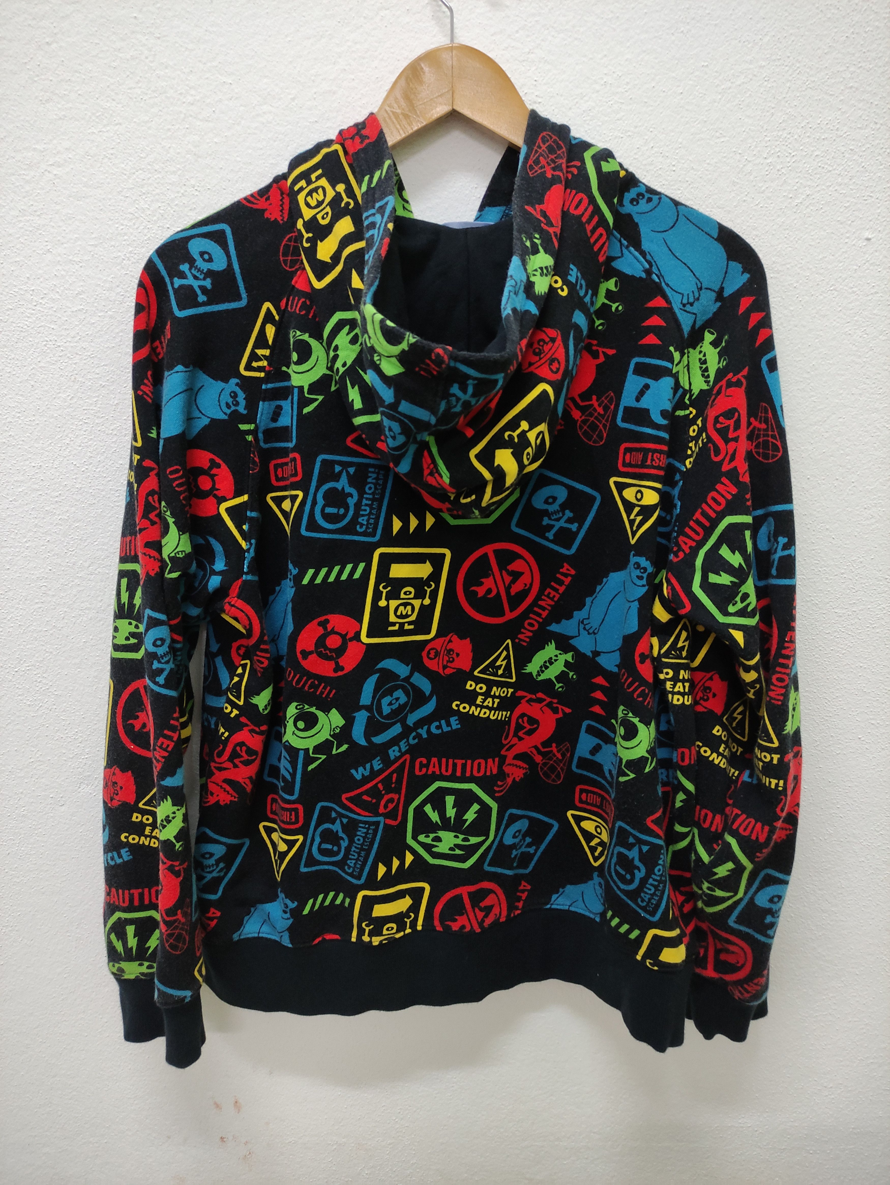 Disney Disney Resort Monster Inc Full Print Zip Up Hoodie Size US L / EU 52-54 / 3 - 2 Thumbnail