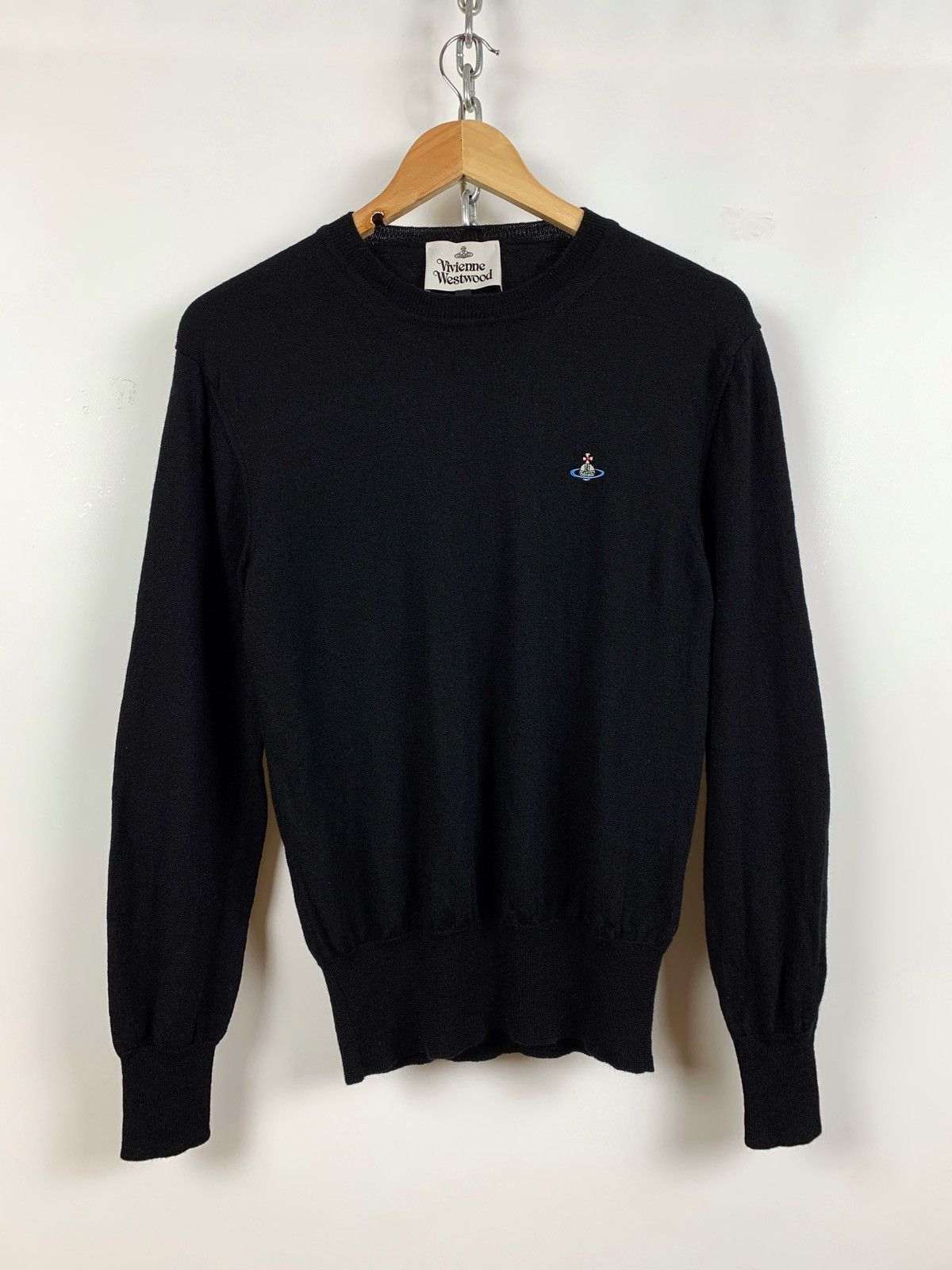 Vivienne westwood mens black jumper sales