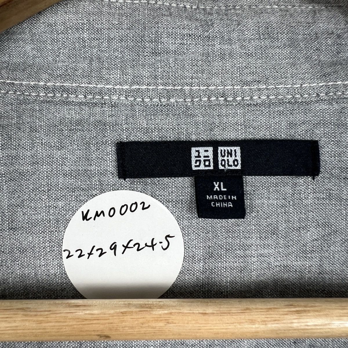 Uniqlo Vintage Uniqlo Shirt Button Up KM0002 Size US M / EU 48-50 / 2 - 9 Thumbnail