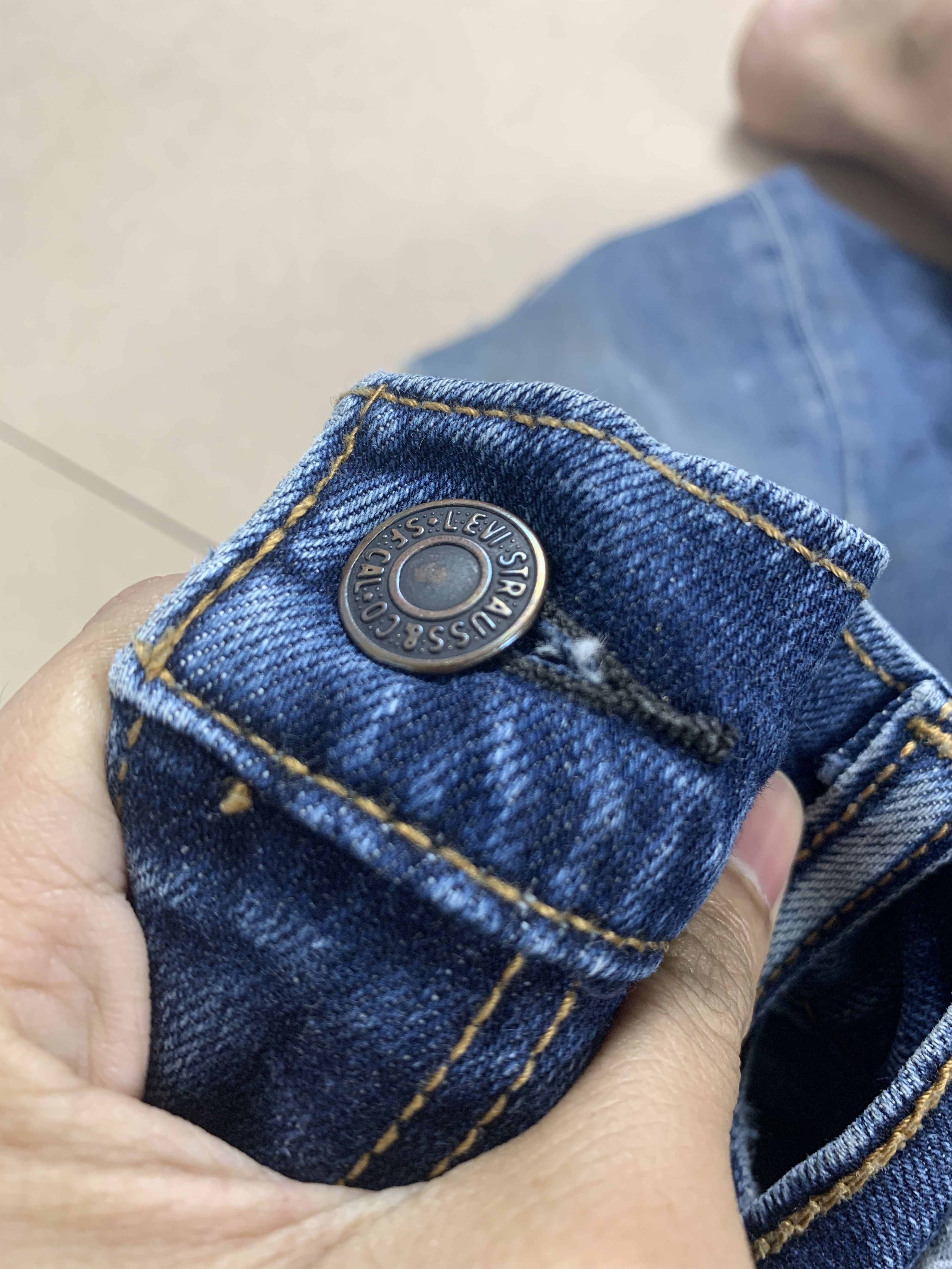Levi's × Vintage Vintage LEVI'S 505 Men Regular Fit Distressed Mid Wash Jeans Size US 38 / EU 54 - 19 Thumbnail