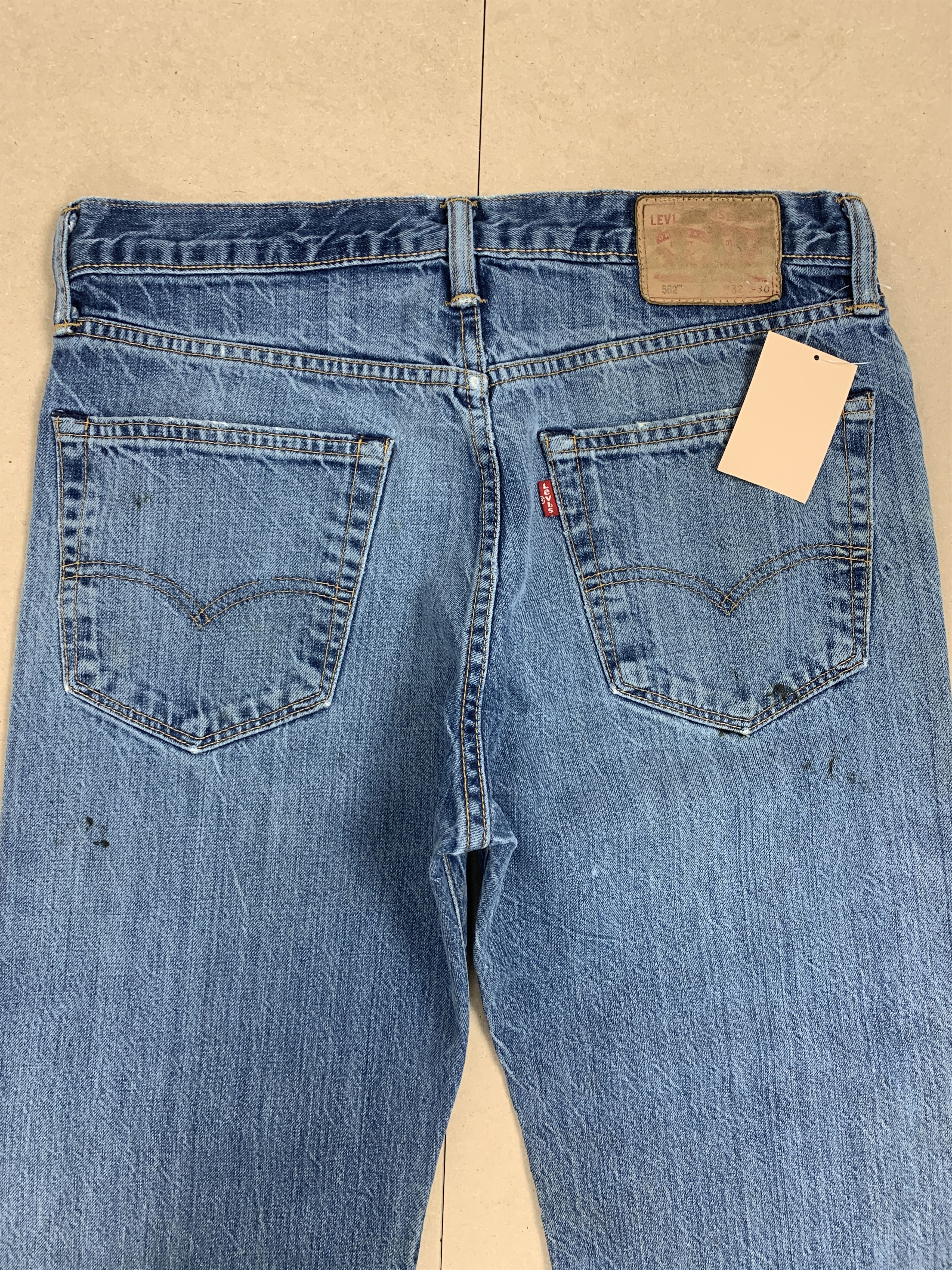 Levi's Vintage LEVI'S 562 Distressed Faded Loose Straight Jeans Size US 32 / EU 48 - 8 Thumbnail