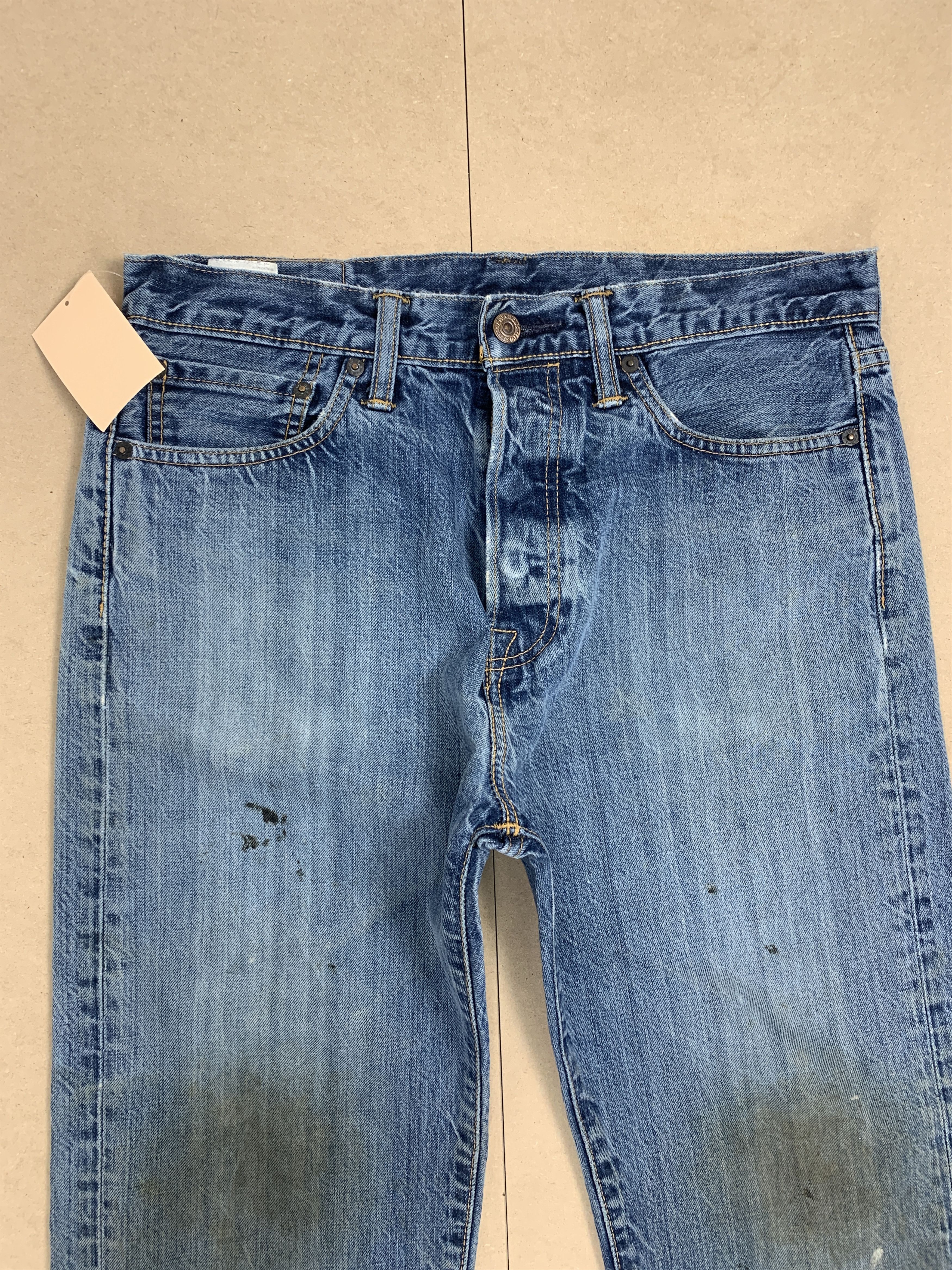 Levi's Vintage LEVI'S 562 Distressed Faded Loose Straight Jeans Size US 32 / EU 48 - 2 Thumbnail