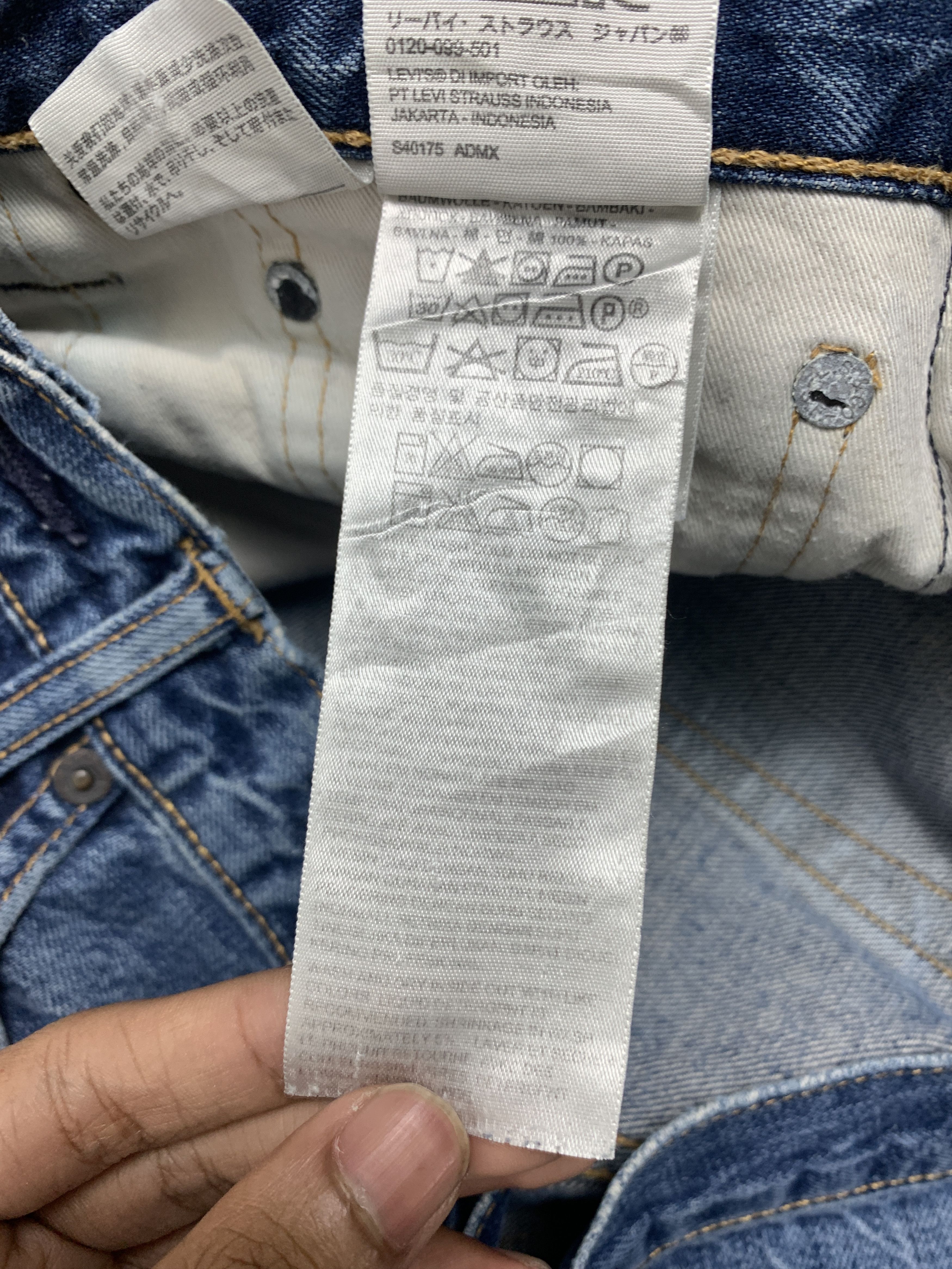 Levi's Vintage LEVI'S 562 Distressed Faded Loose Straight Jeans Size US 32 / EU 48 - 17 Thumbnail