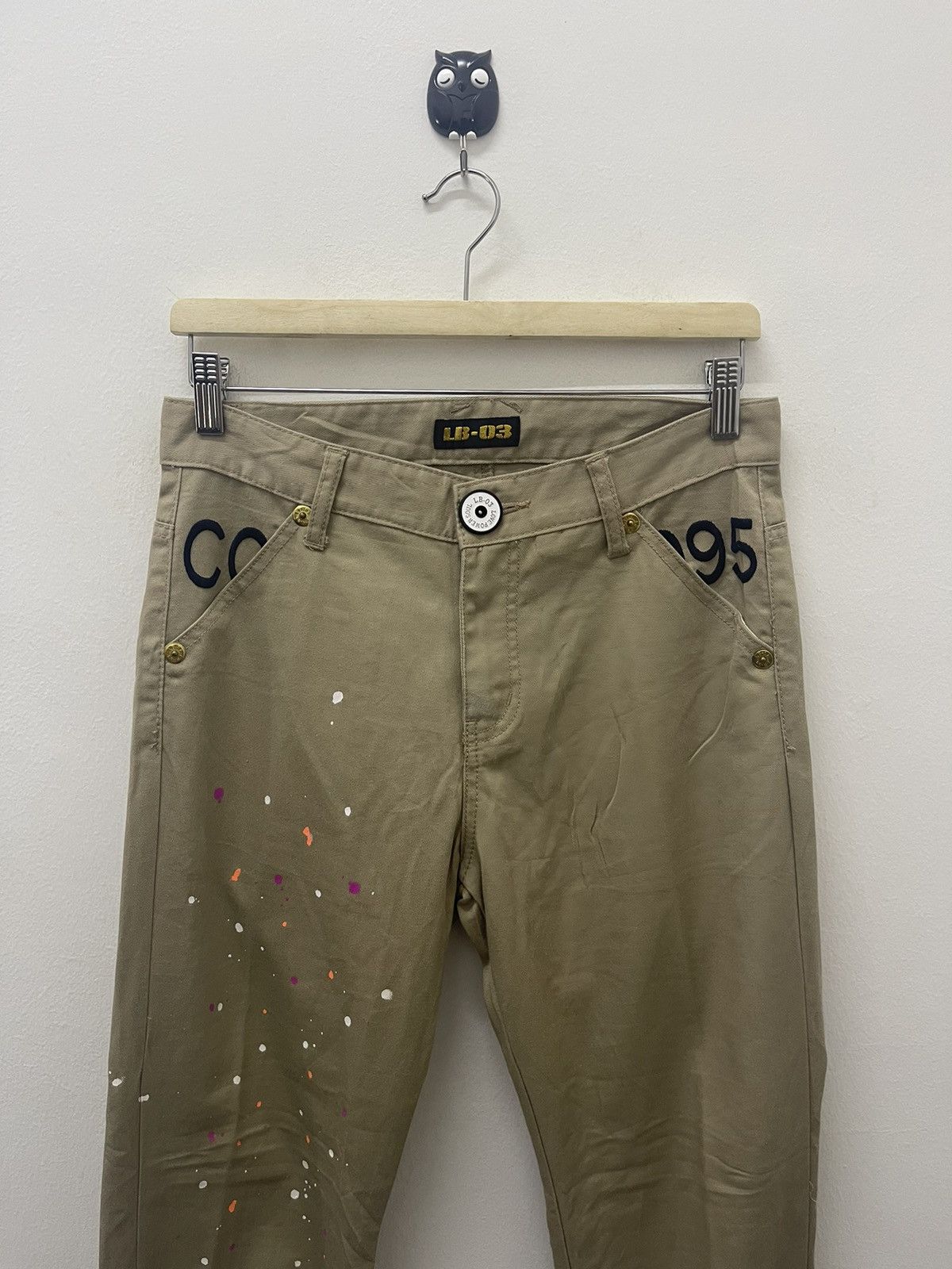 Japanese Brand Rare Vintage LB 03 Code 1995 Paint Splatter Streetwear Pant Size US 30 / EU 46 - 3 Thumbnail