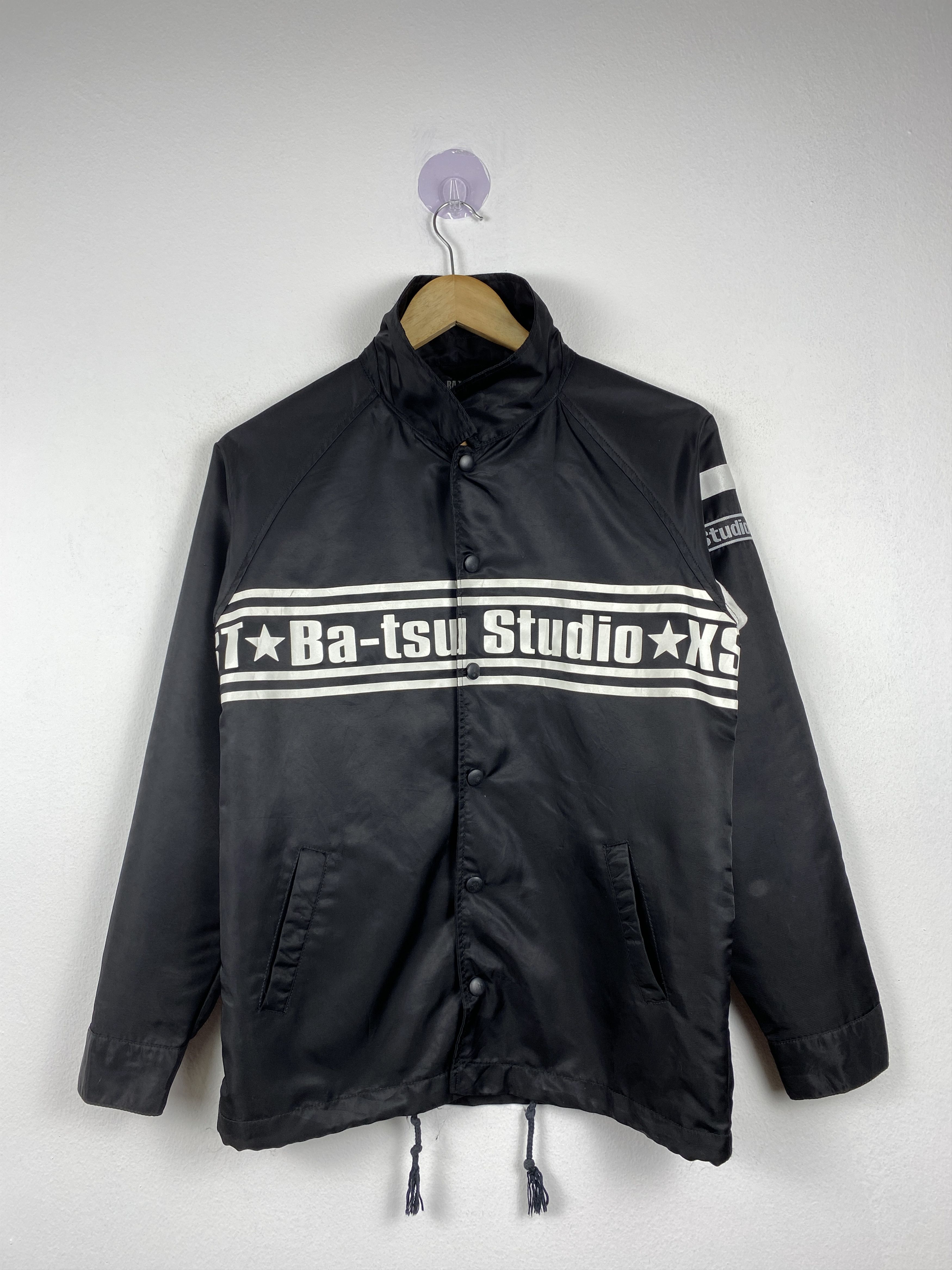 Japanese Brand × Vintage Vintage BA-TSUSTUDIO Button Up Windbreaker Jacket Size US S / EU 44-46 / 1 - 1 Thumbnail