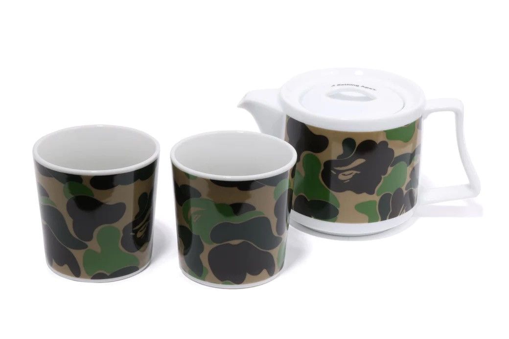 image of Bape Abc Camo Teapot Set, Men's