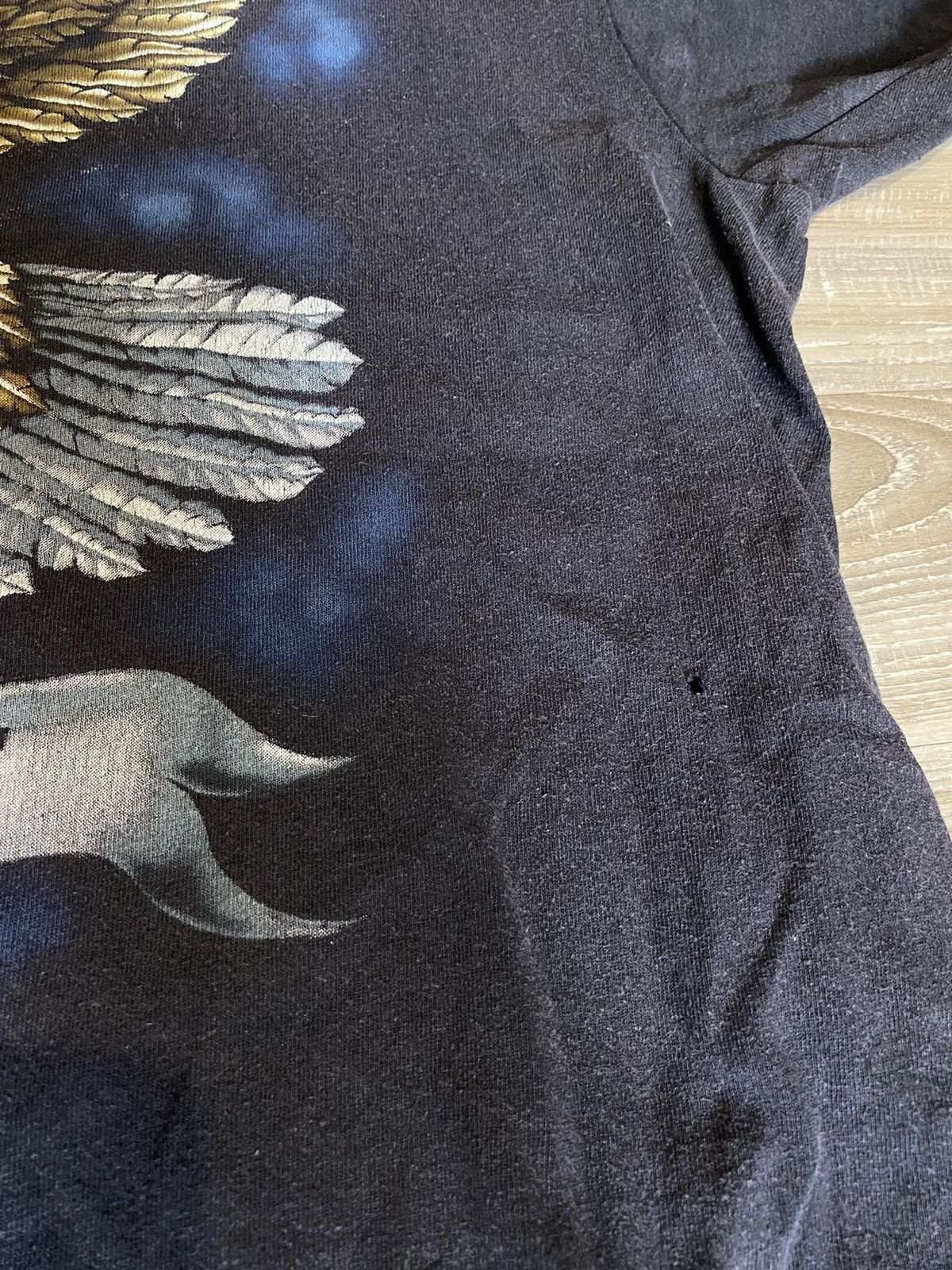 Vintage Snap on 1995 vintage t shirt eagle print Size US XL / EU 56 / 4 - 4 Thumbnail