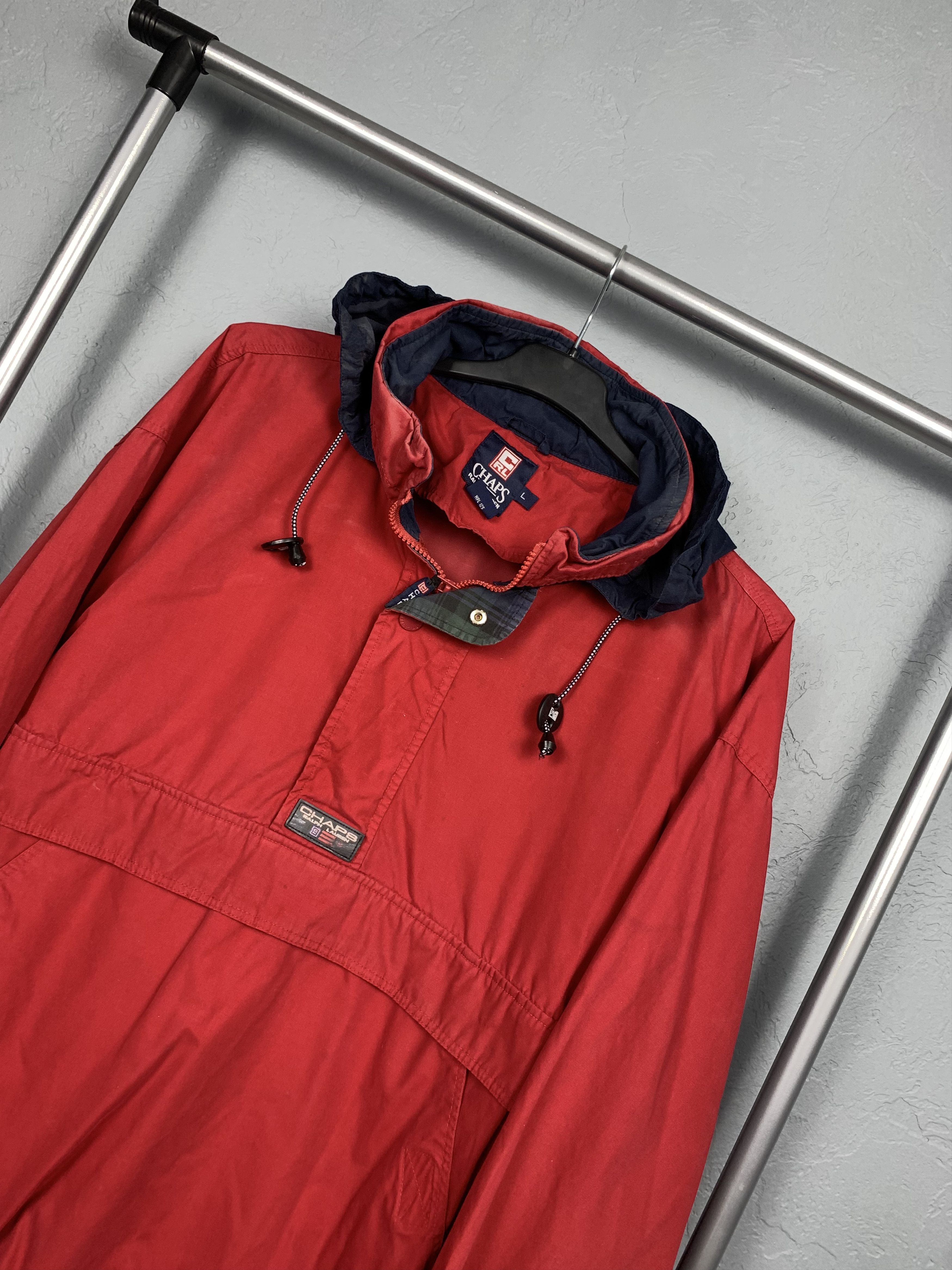 Chaps Ralph Lauren Chaps Polo Ralph Lauren 90s Vintage Mens Anorak Jacket Size US L / EU 52-54 / 3 - 2 Thumbnail