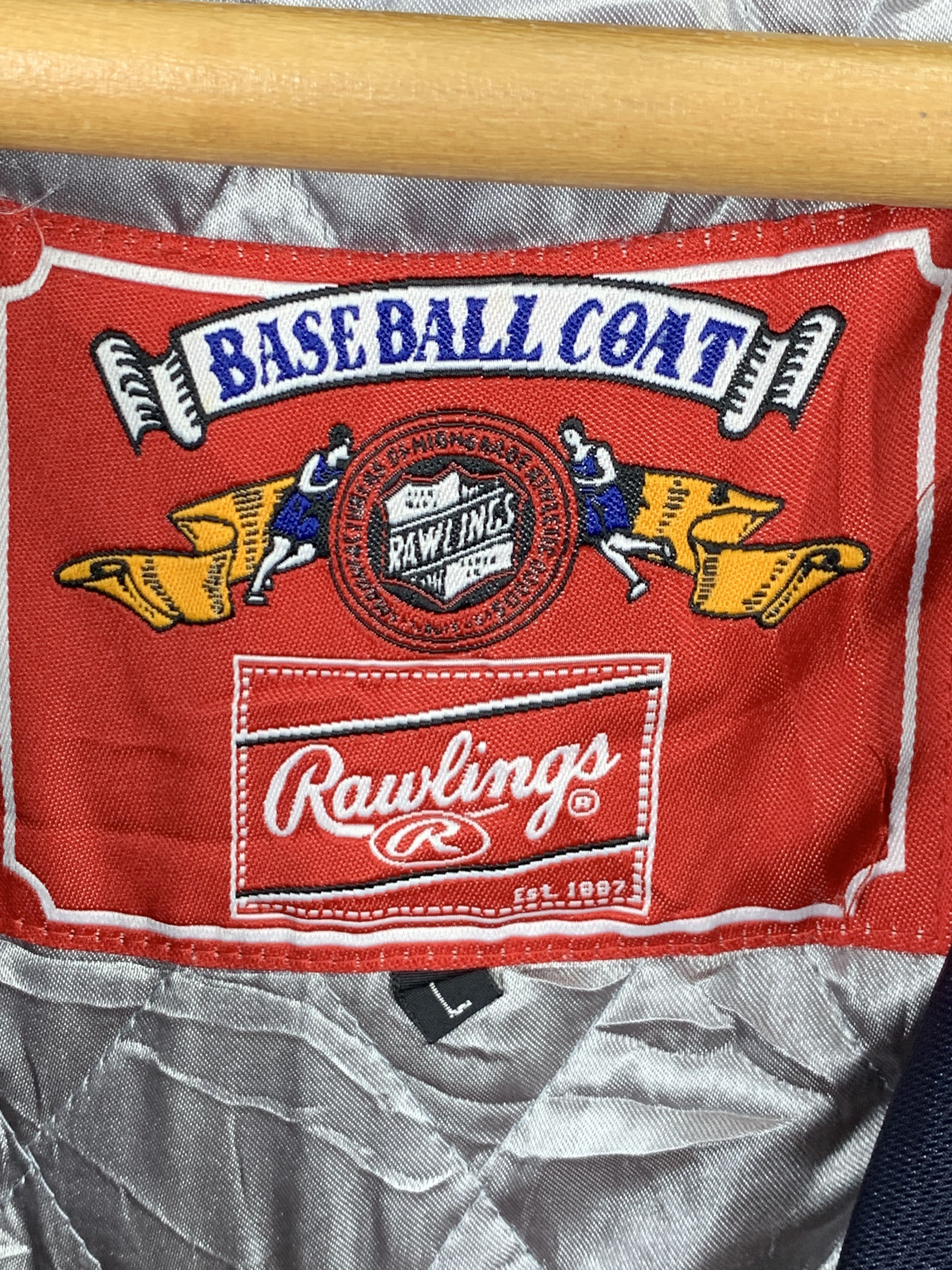 MLB Vintage Rawlings Challengers Baseball Coat Jacket J0352 Size US L / EU 52-54 / 3 - 8 Thumbnail