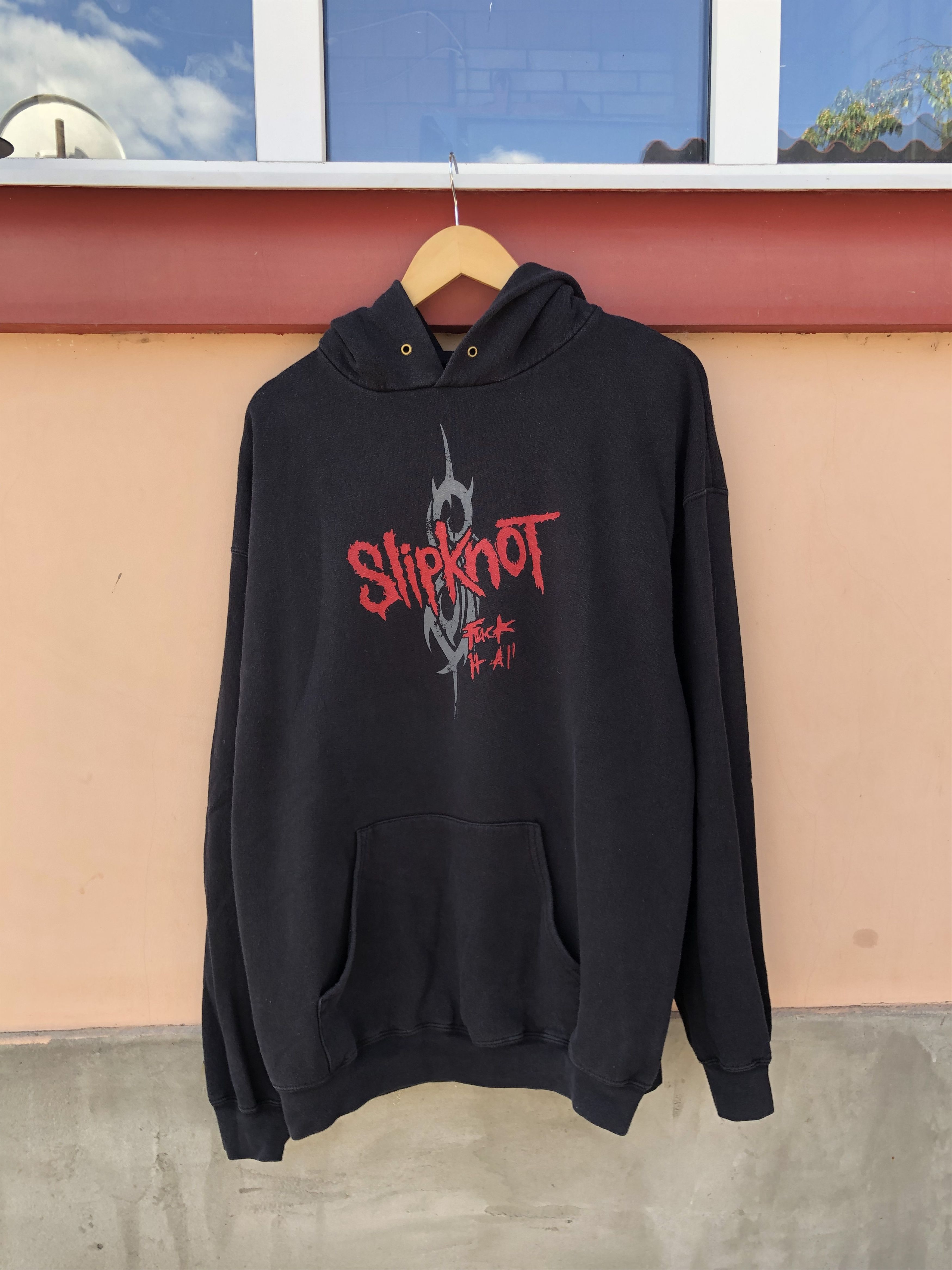 Band Tees Vintage 00s Slipknot faded hoodie (Marilyn Manson Death) Size US XXL / EU 58 / 5 - 3 Thumbnail