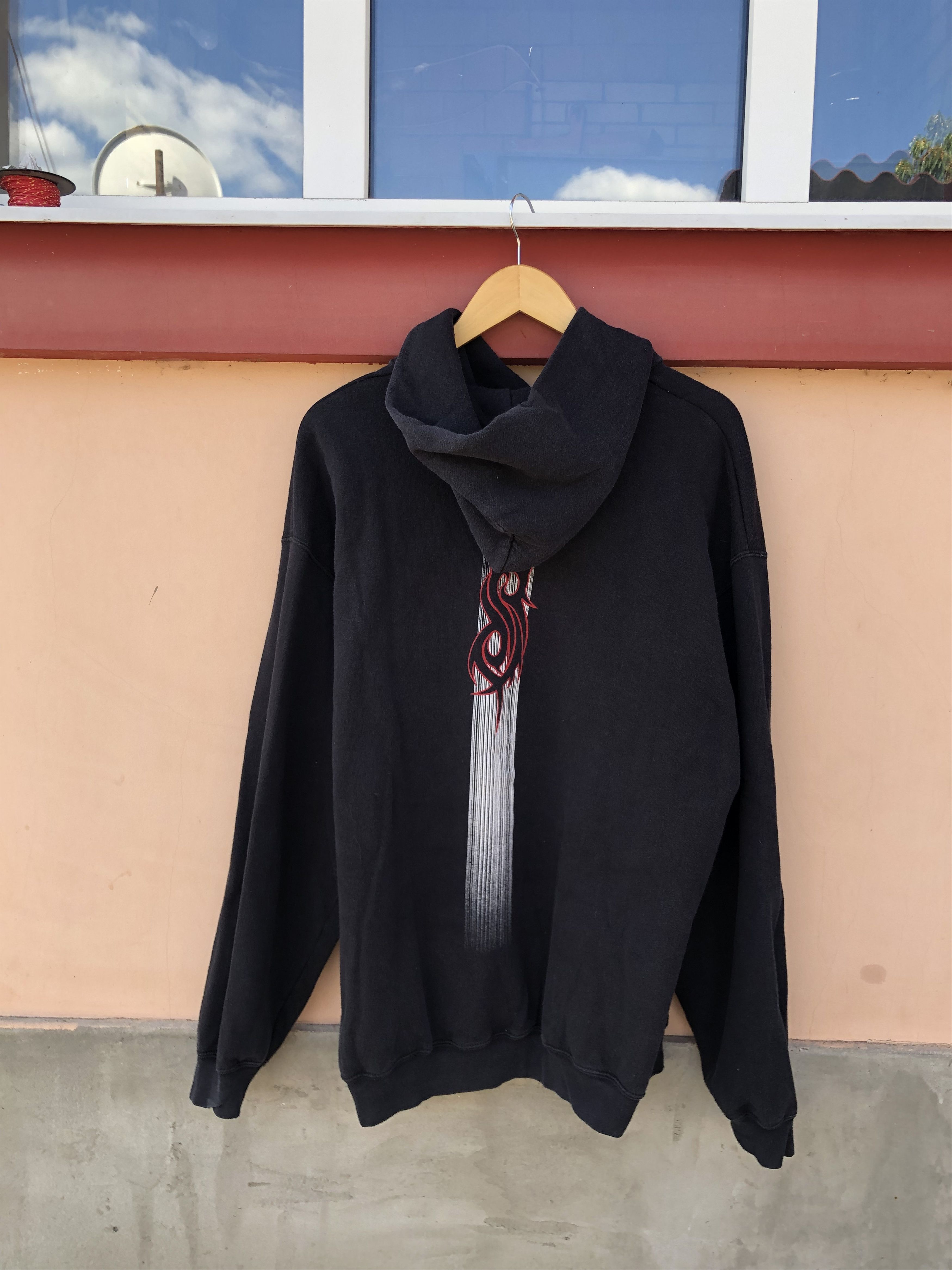 Band Tees Vintage 00s Slipknot faded hoodie (Marilyn Manson Death) Size US XXL / EU 58 / 5 - 4 Thumbnail