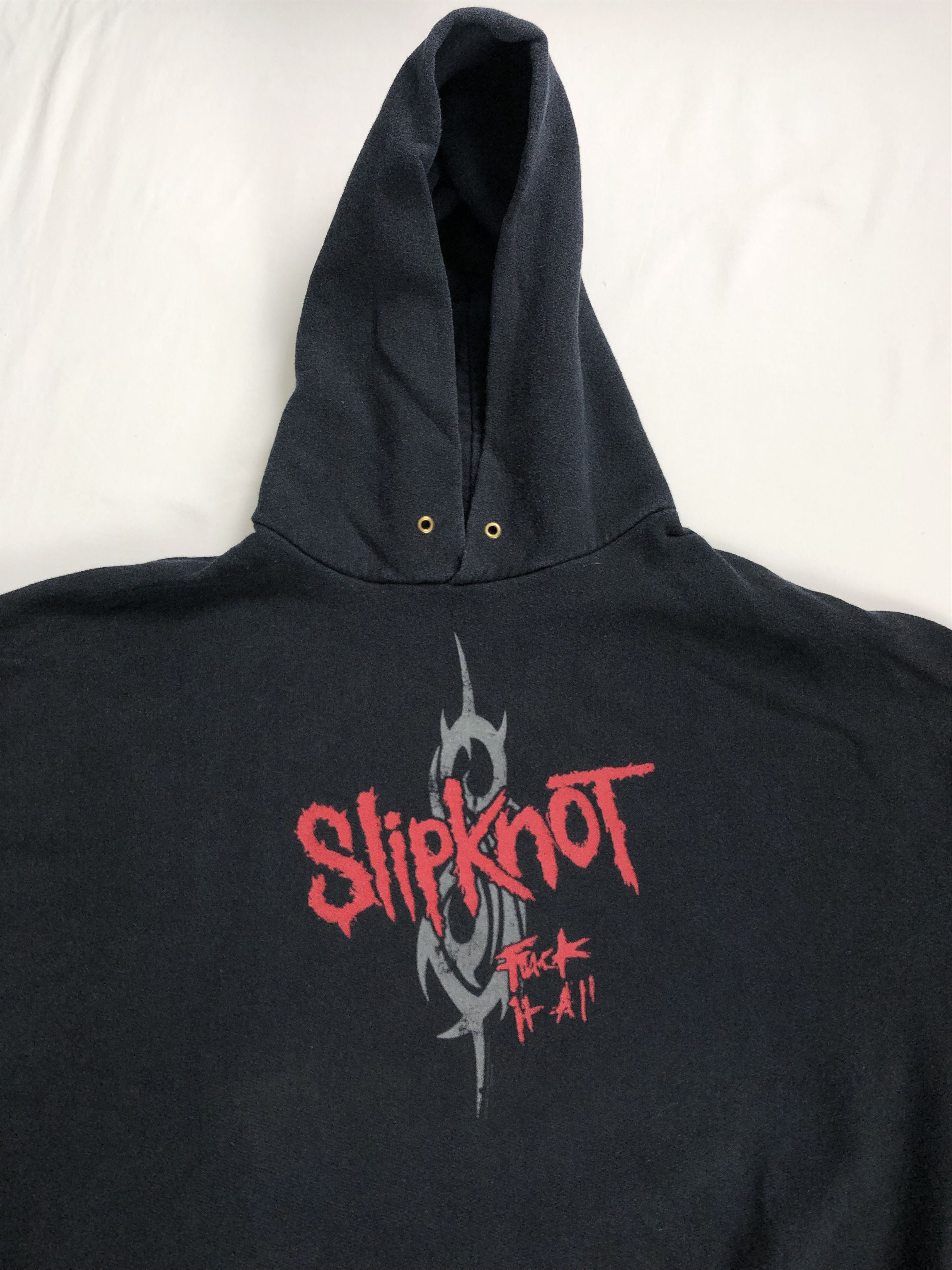 Band Tees Vintage 00s Slipknot faded hoodie (Marilyn Manson Death) Size US XXL / EU 58 / 5 - 5 Thumbnail