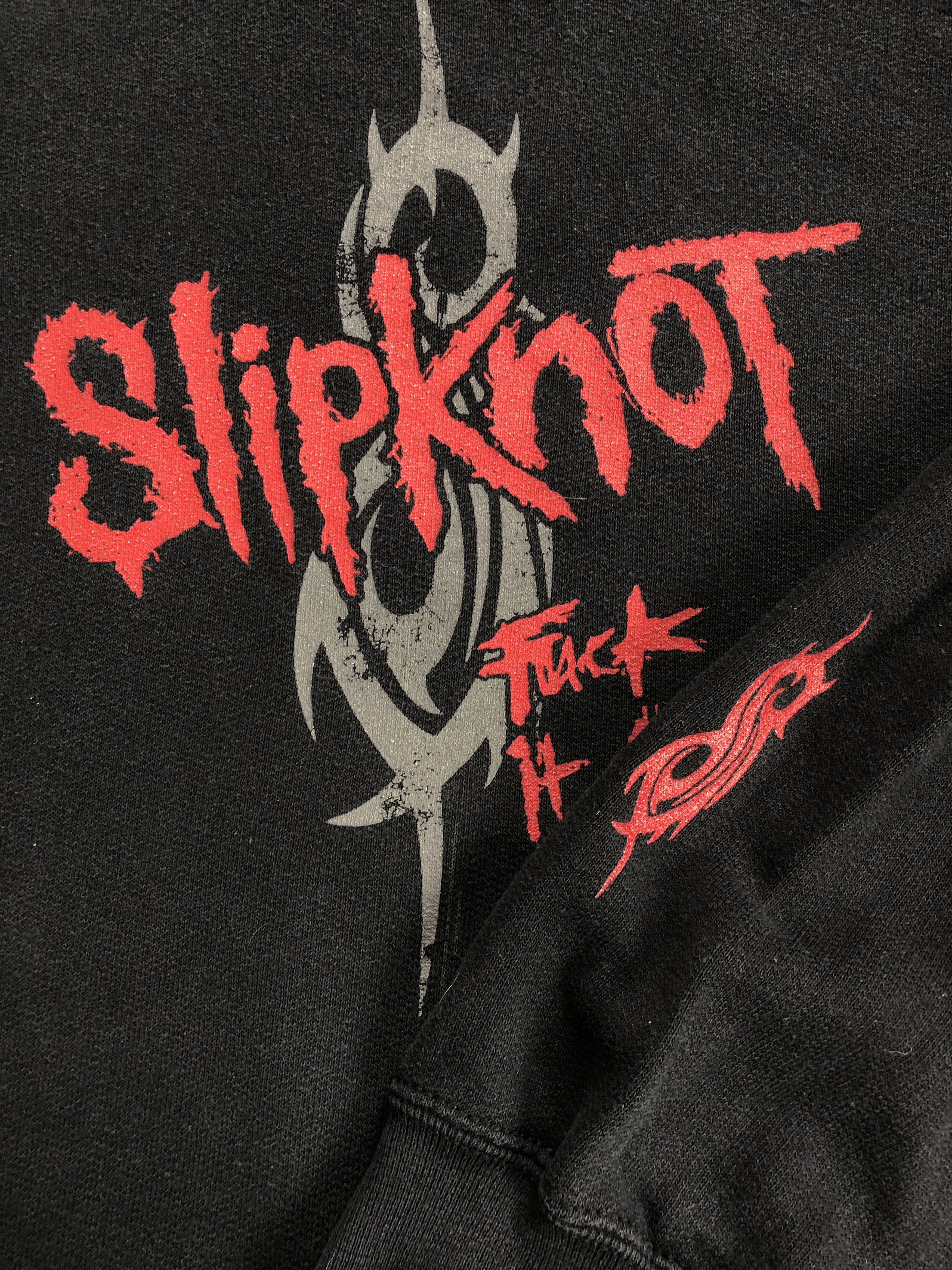 Band Tees Vintage 00s Slipknot faded hoodie (Marilyn Manson Death) Size US XXL / EU 58 / 5 - 8 Thumbnail