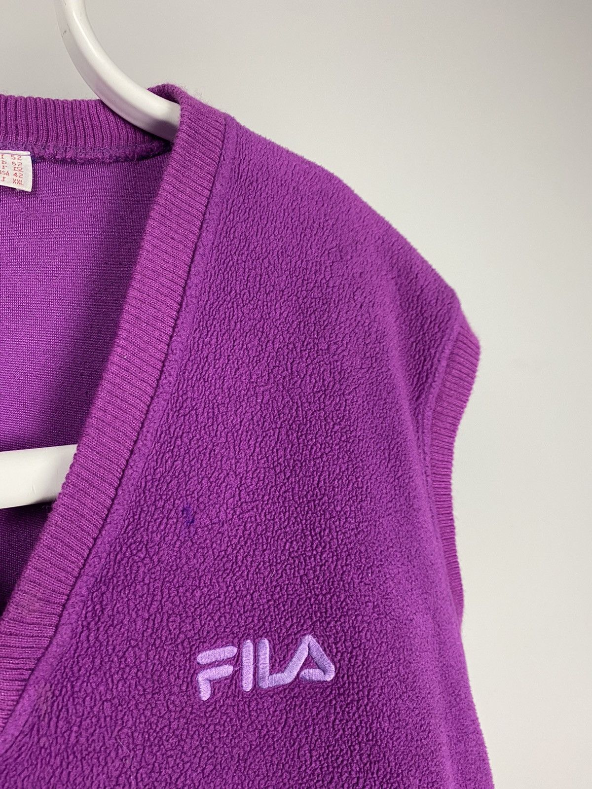 Fila × Vintage Fila vintage sweater vest purple Size US L / EU 52-54 / 3 - 4 Thumbnail