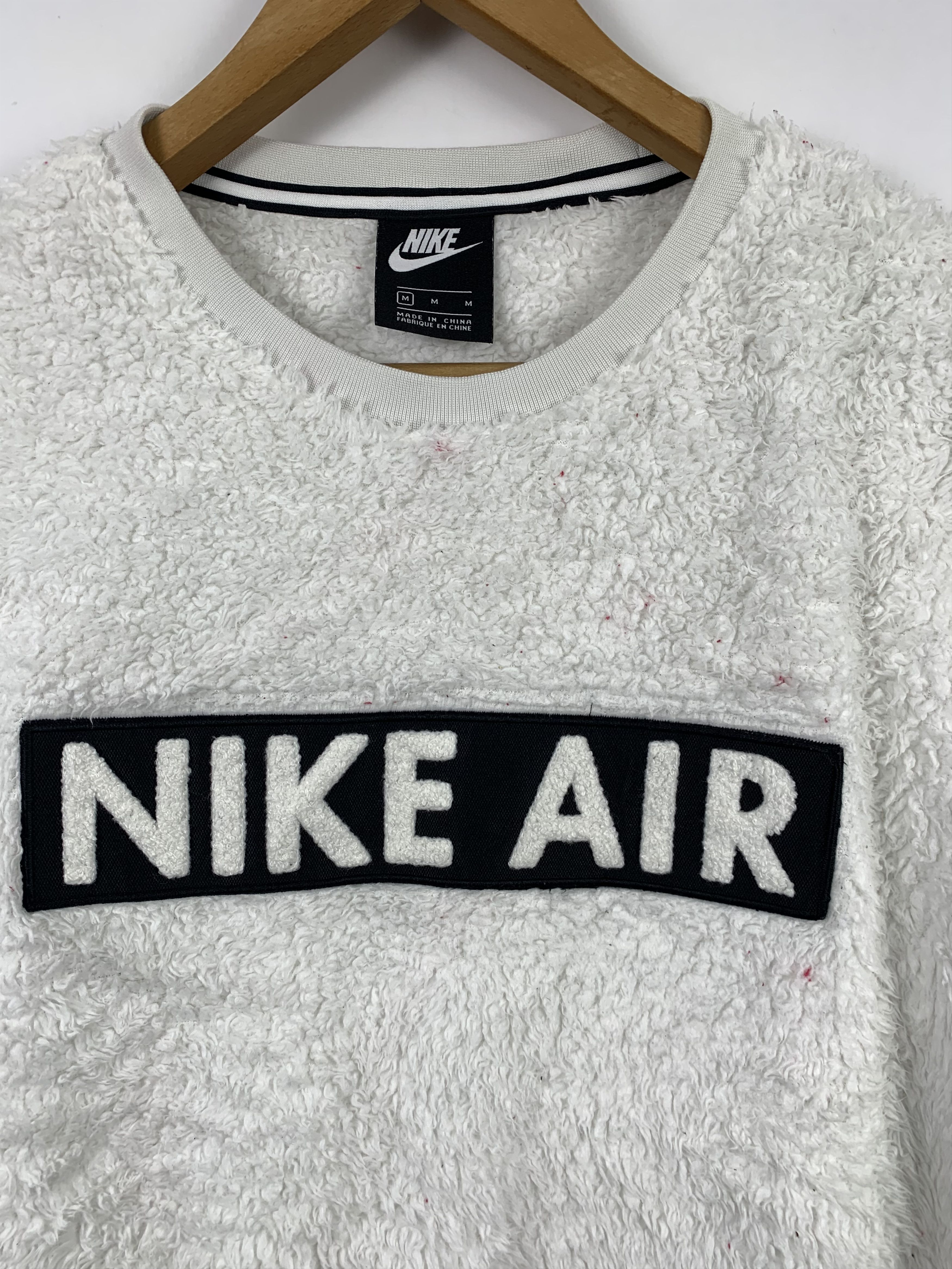 Nike Vintage Nike Air Swoosh Big Logo Fleece Sweatshirt J0583 Size US M / EU 48-50 / 2 - 6 Thumbnail