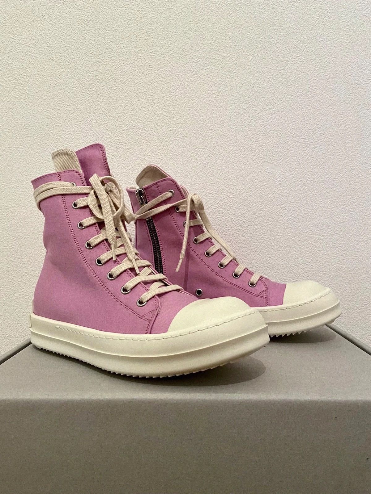 Rick Owens × Rick Owens Drkshdw NEW 💦 PINK RAMONES HIGH GETHSEMANE ASAP ...