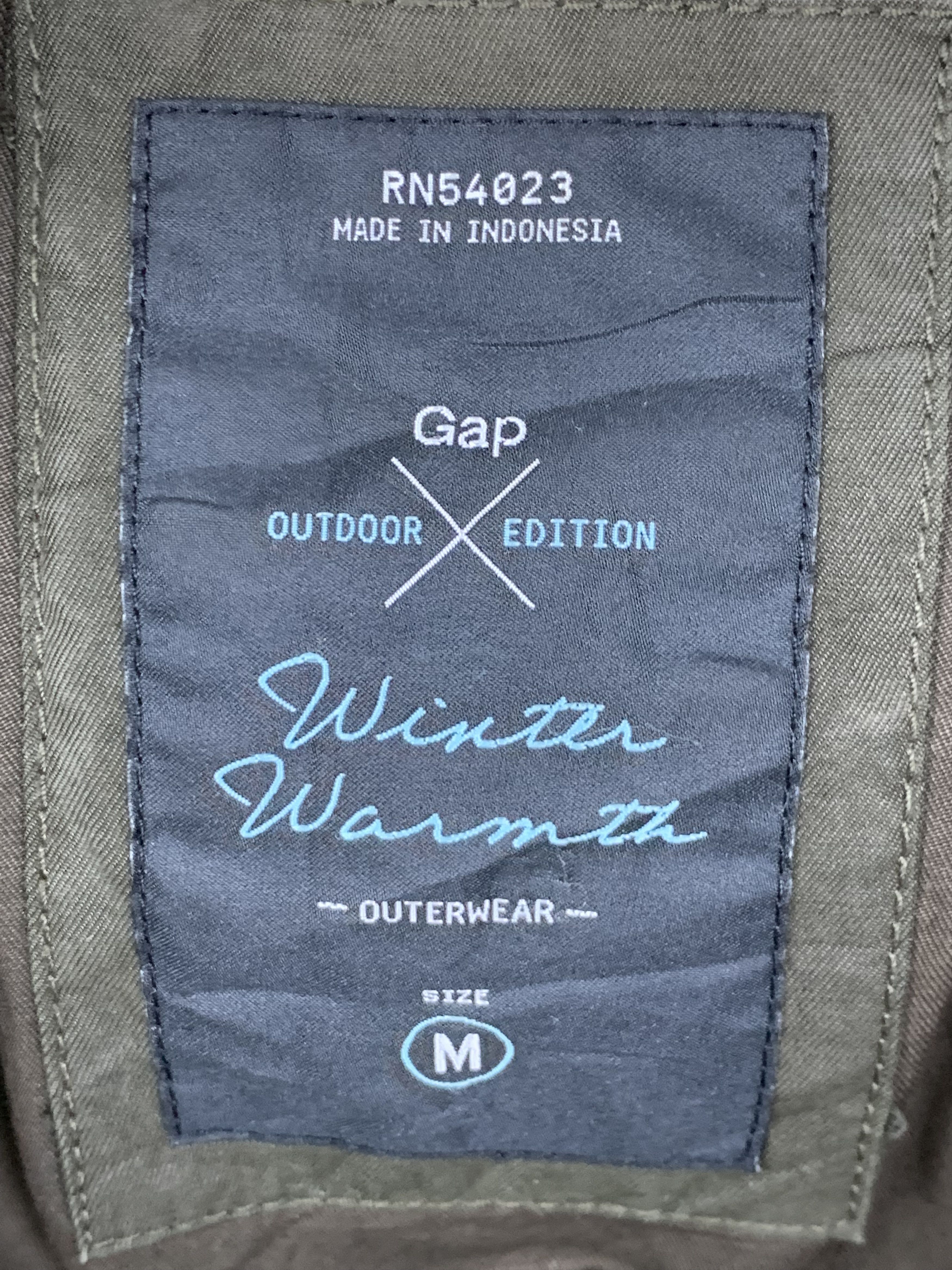 Gap Vintage GAP Military Hoodie Zip Up Button Jacket J0481 Size US S / EU 44-46 / 1 - 9 Thumbnail