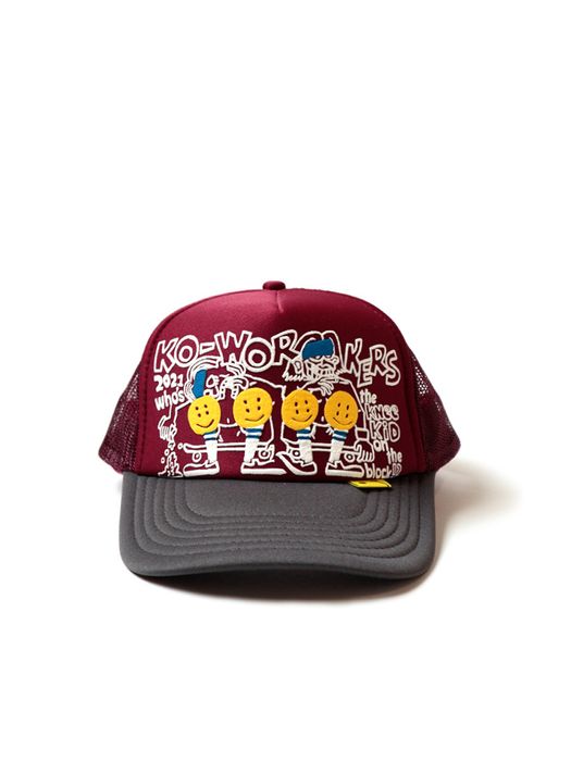 Kapital Kapital Knee Kid On The Block Track Track Trucker Hat