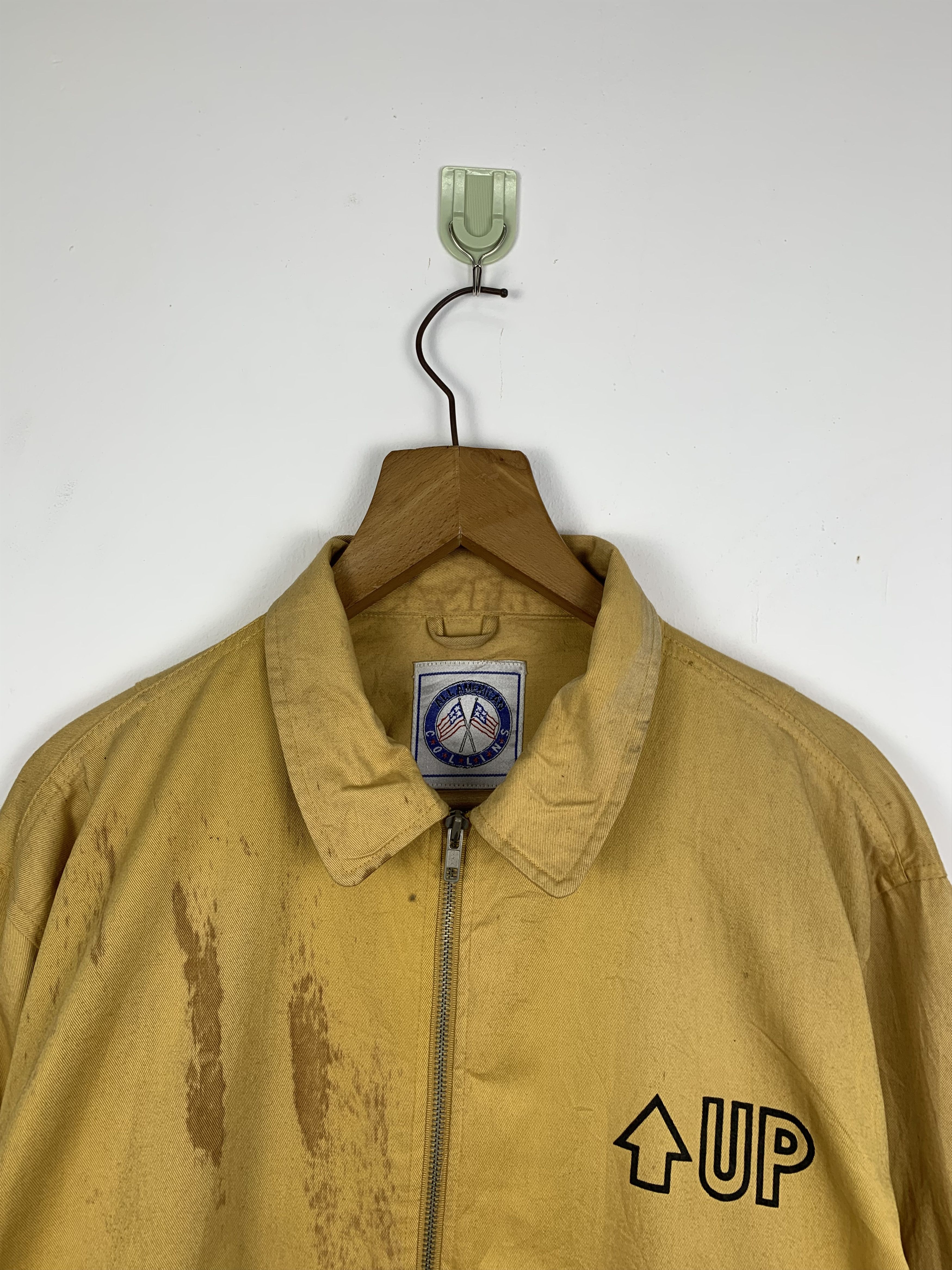 Japanese Brand Vintage Collins Zip Up Collar Bombers Jacket J0486 Size US M / EU 48-50 / 2 - 3 Thumbnail