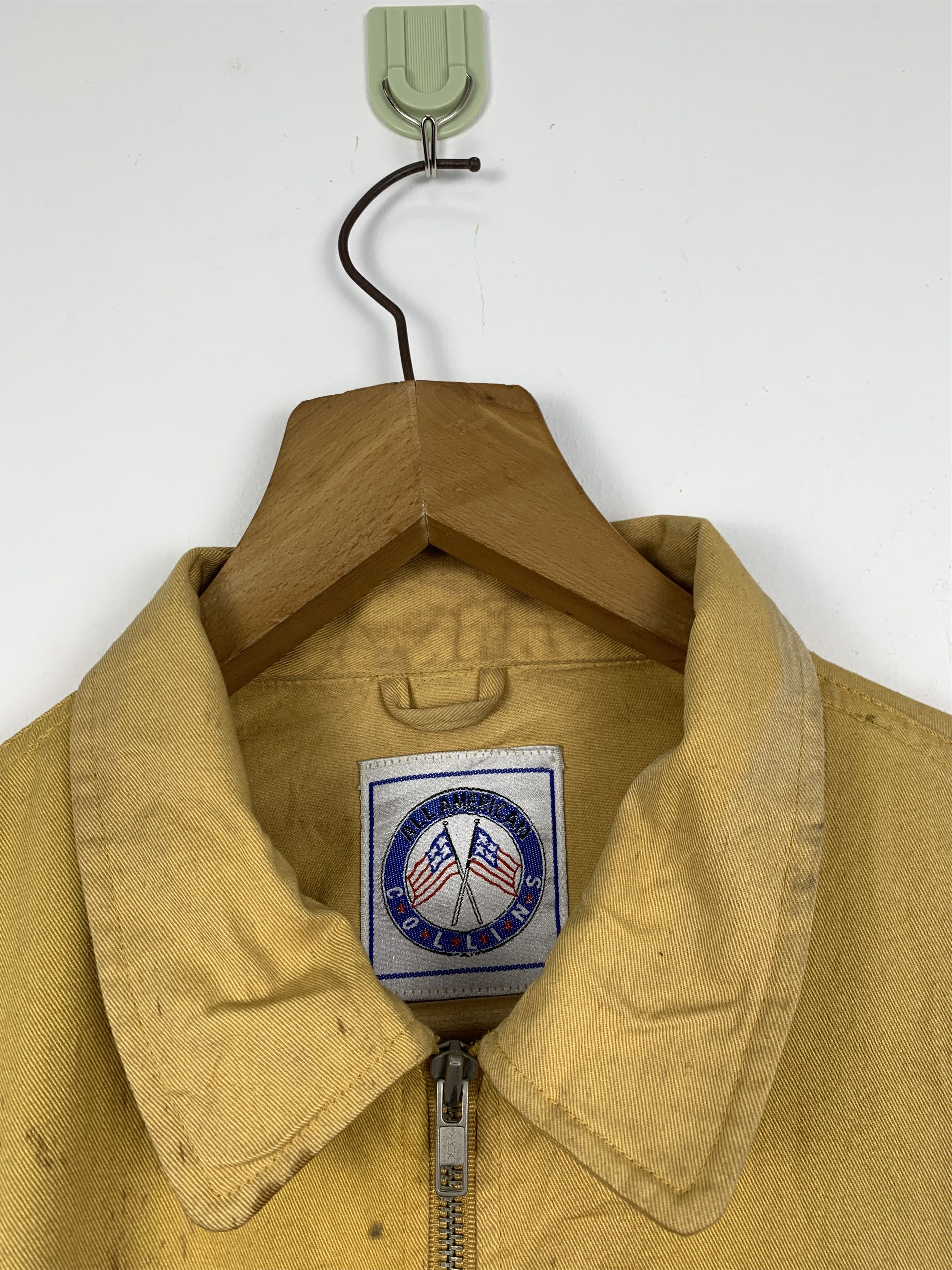 Japanese Brand Vintage Collins Zip Up Collar Bombers Jacket J0486 Size US M / EU 48-50 / 2 - 10 Thumbnail