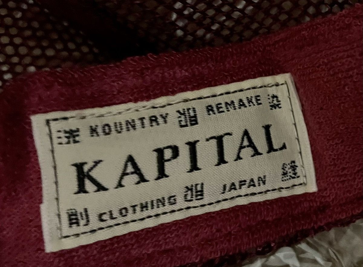 Kapital Kapital Denim Repair Trucker Hat Size ONE SIZE - 6 Thumbnail