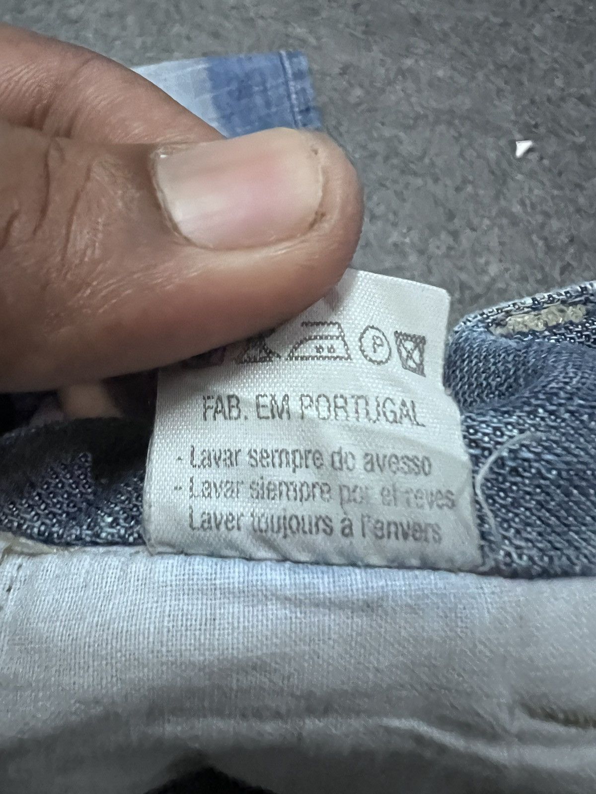 Japanese Brand BAGGY💥 THRASHED DISTRESSED DENIM PANT Size US 32 / EU 48 - 8 Thumbnail