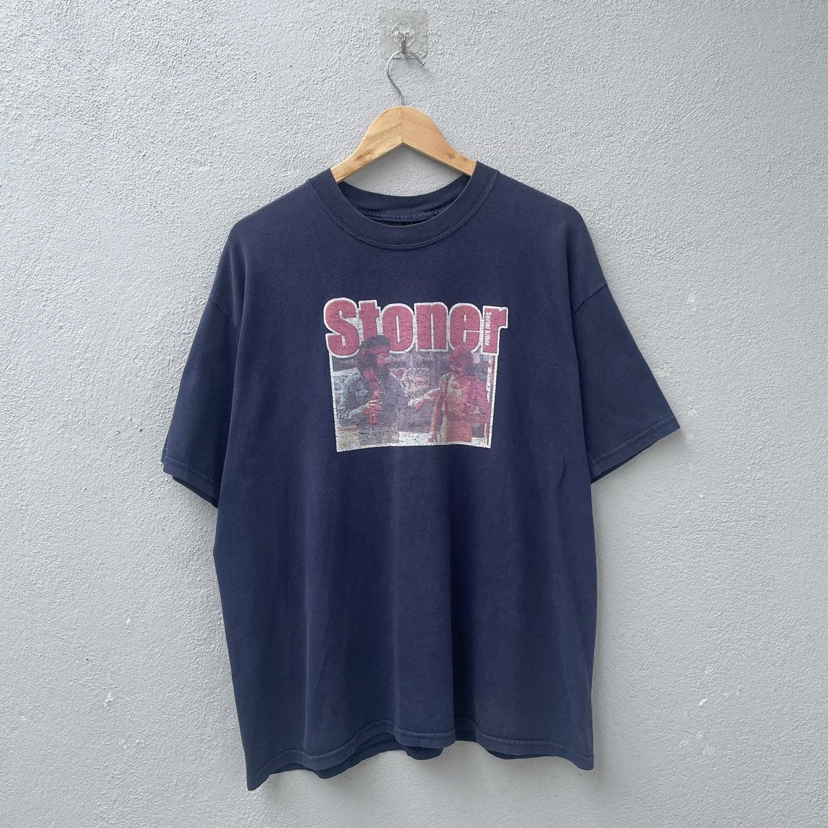 image of Skategang x Vintage Stoner Serial Killer Tee Shirt in Navy, Men's (Size XL)