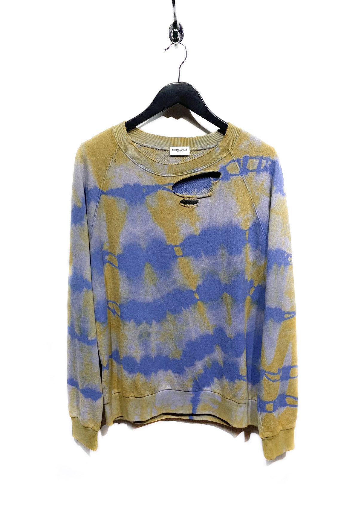 saint laurent sweatshirt tie dye
