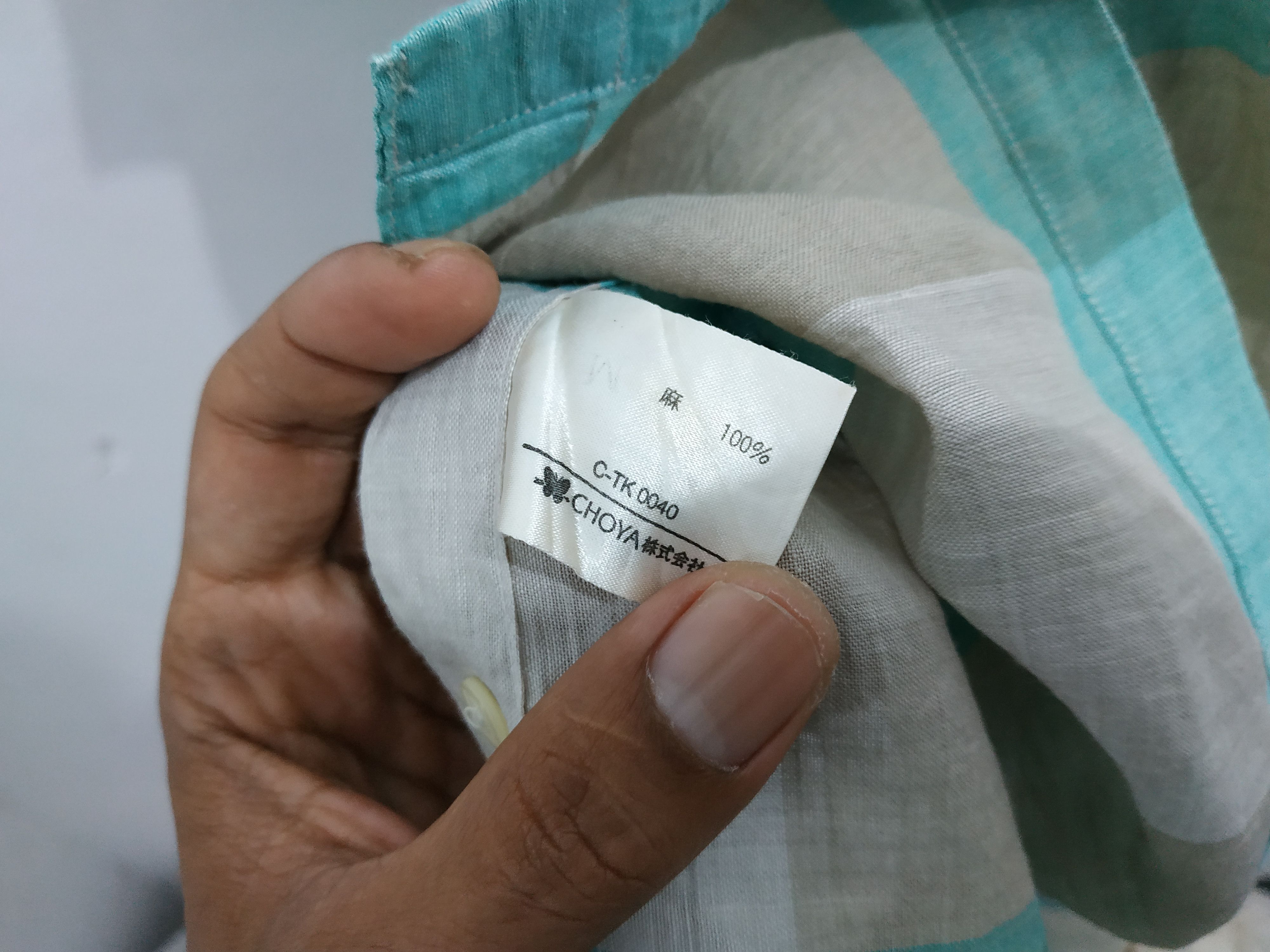 Balmain × Vintage Vintage Balmain linen shirt Size US L / EU 52-54 / 3 - 3 Thumbnail