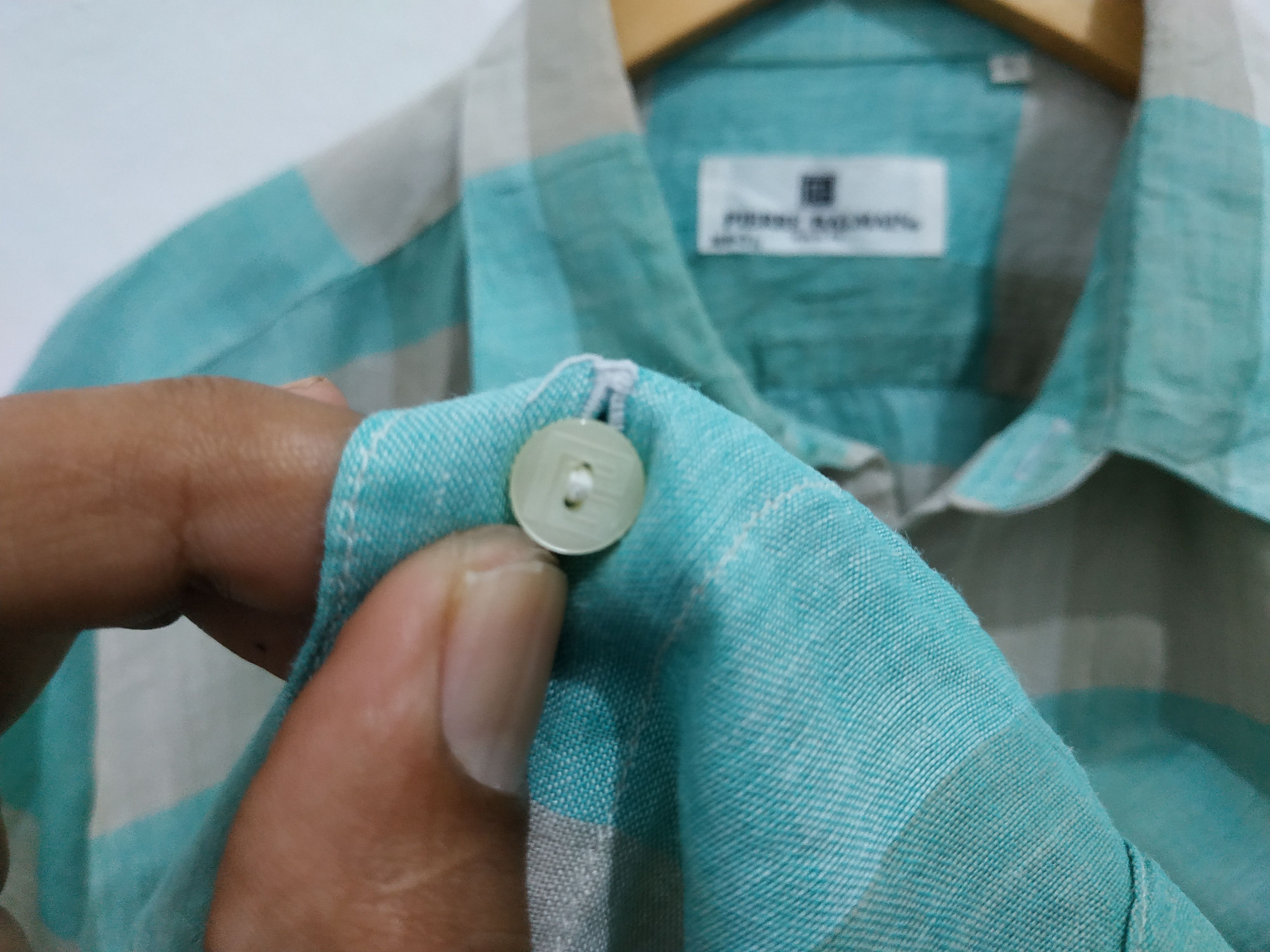 Balmain × Vintage Vintage Balmain linen shirt Size US L / EU 52-54 / 3 - 8 Thumbnail