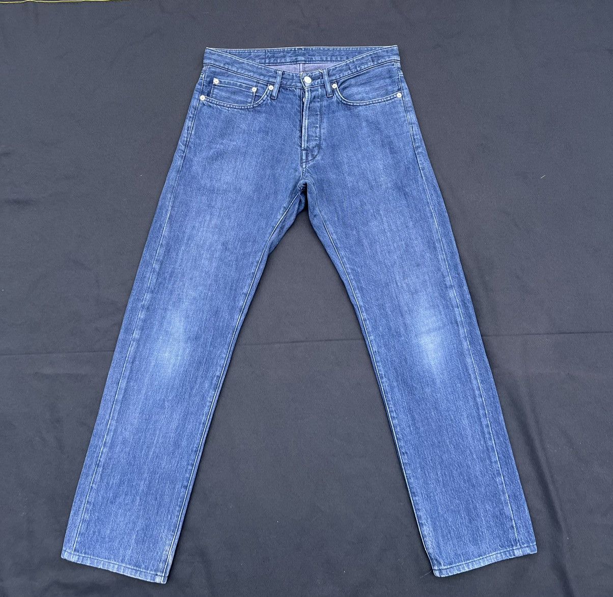 Helmut Lang Early 2000 Embroidered Denim