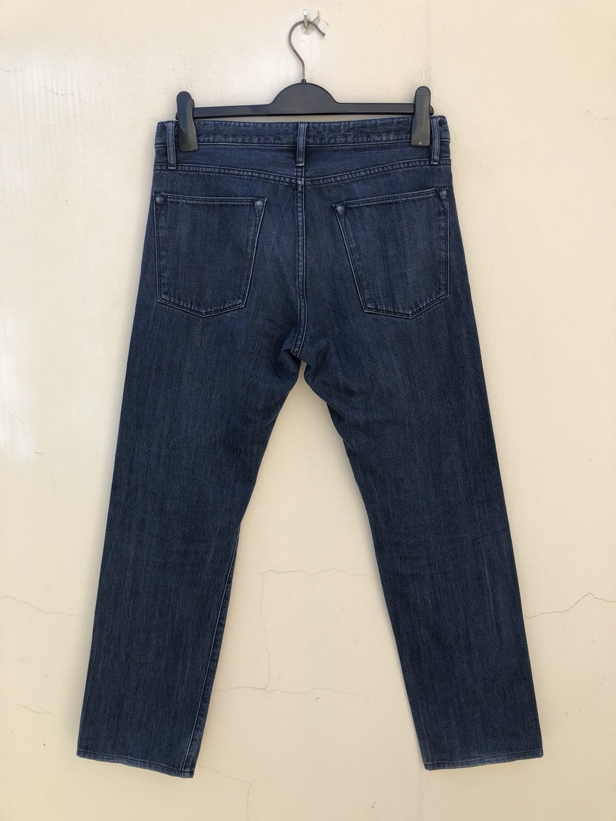 Helmut Lang Vintage 2000s Helmut Lang Fade Indigo Blue Denim Jeans Size US 30 / EU 46 - 12 Thumbnail
