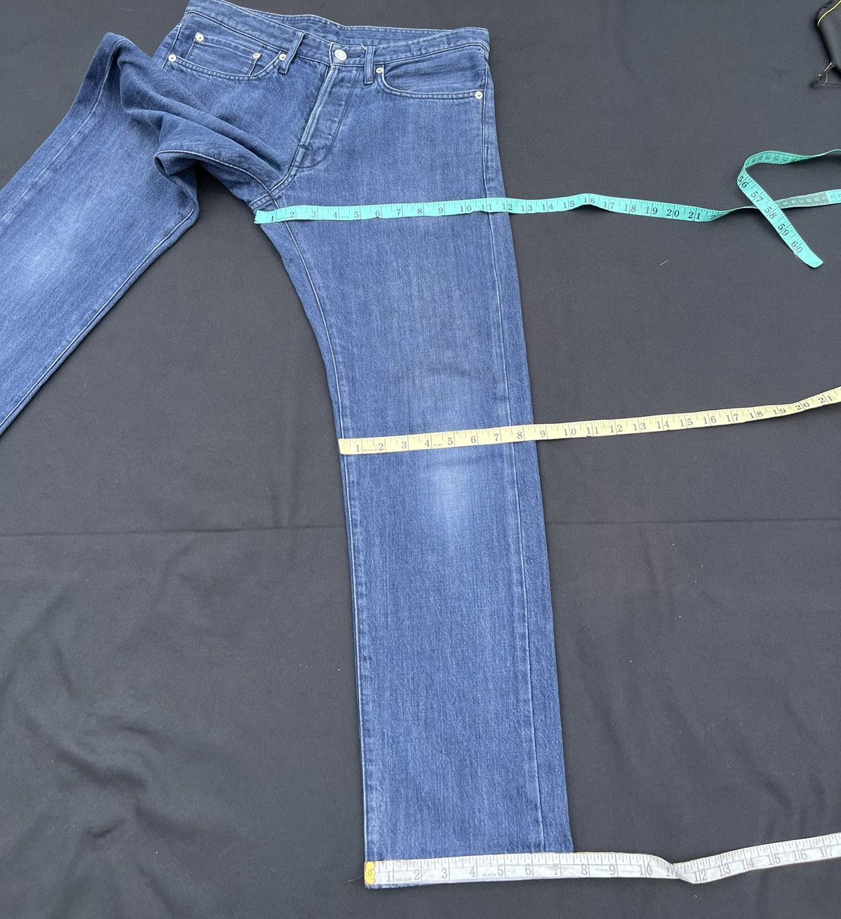 Helmut Lang Vintage 2000s Helmut Lang Fade Indigo Blue Denim Jeans Size US 30 / EU 46 - 3 Thumbnail