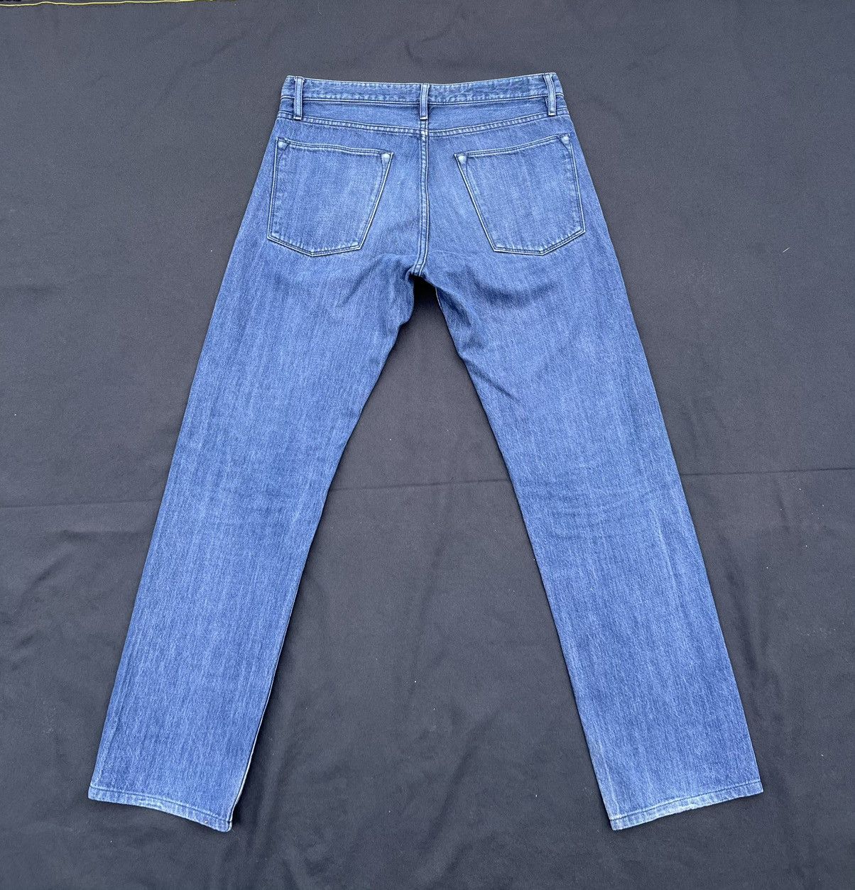 Helmut Lang Vintage 2000s Helmut Lang Fade Indigo Blue Denim Jeans Size US 30 / EU 46 - 5 Thumbnail
