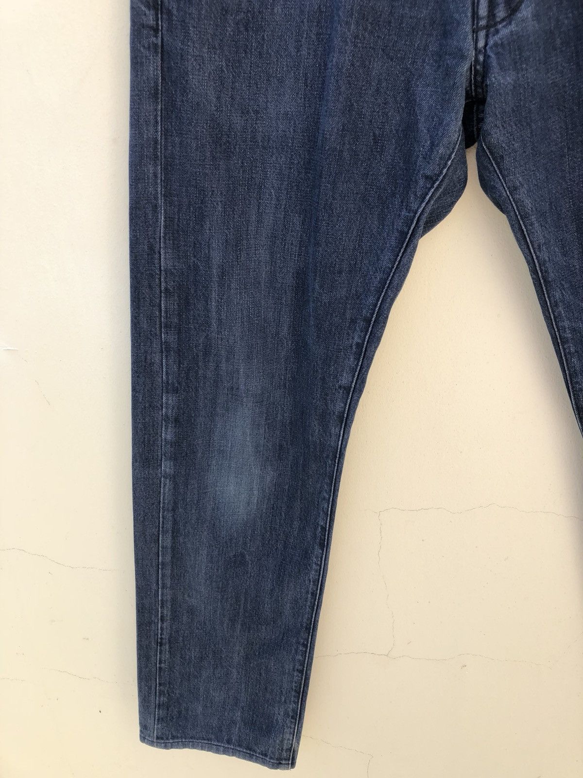 Helmut Lang Vintage 2000s Helmut Lang Fade Indigo Blue Denim Jeans Size US 30 / EU 46 - 10 Thumbnail