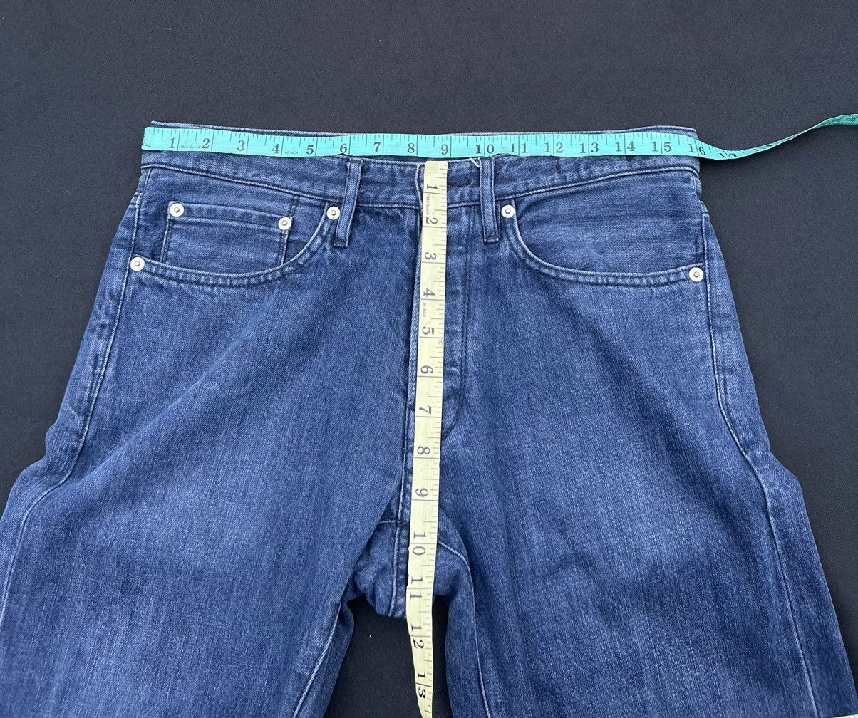Helmut Lang Vintage 2000s Helmut Lang Fade Indigo Blue Denim Jeans Size US 30 / EU 46 - 2 Thumbnail