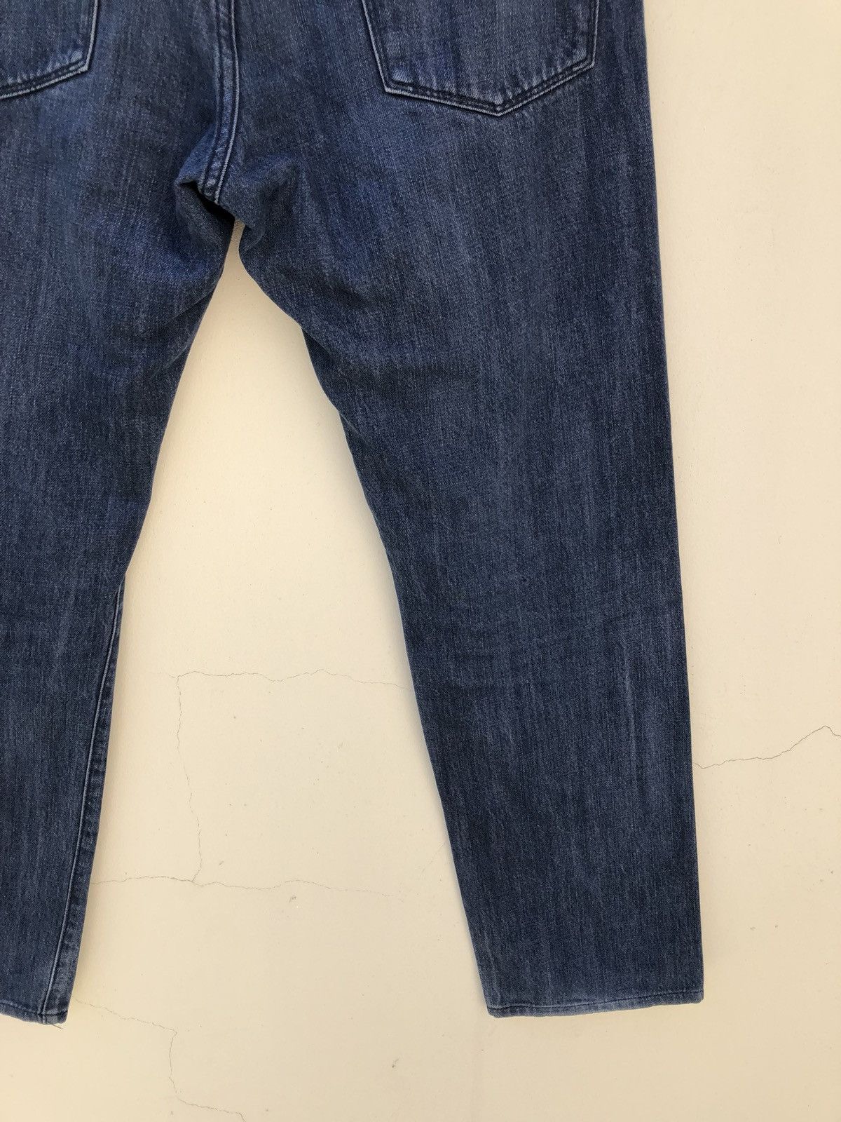 Helmut Lang Vintage 2000s Helmut Lang Fade Indigo Blue Denim Jeans Size US 30 / EU 46 - 14 Thumbnail