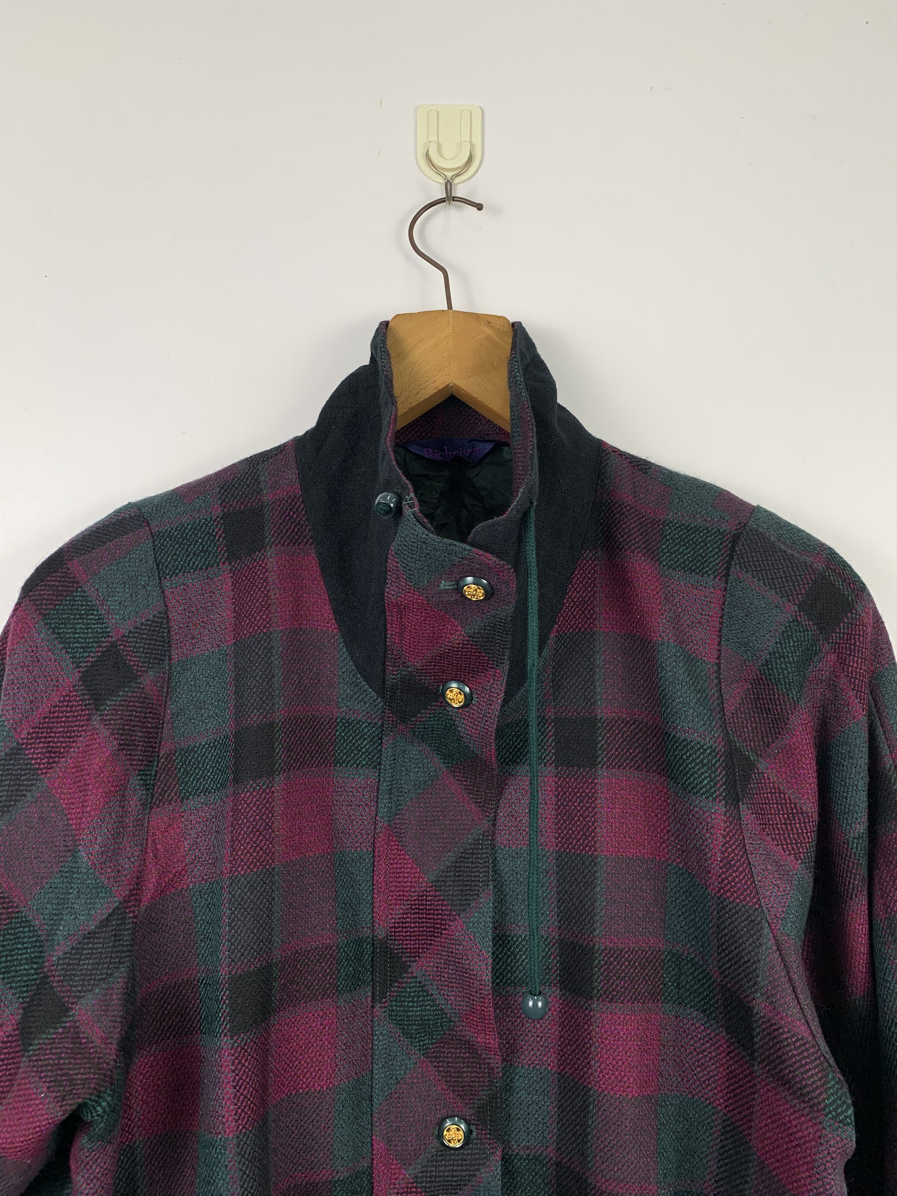 Japanese Brand Vintage Japanese Brand Checkered Jacket J0443 Size US M / EU 48-50 / 2 - 2 Thumbnail