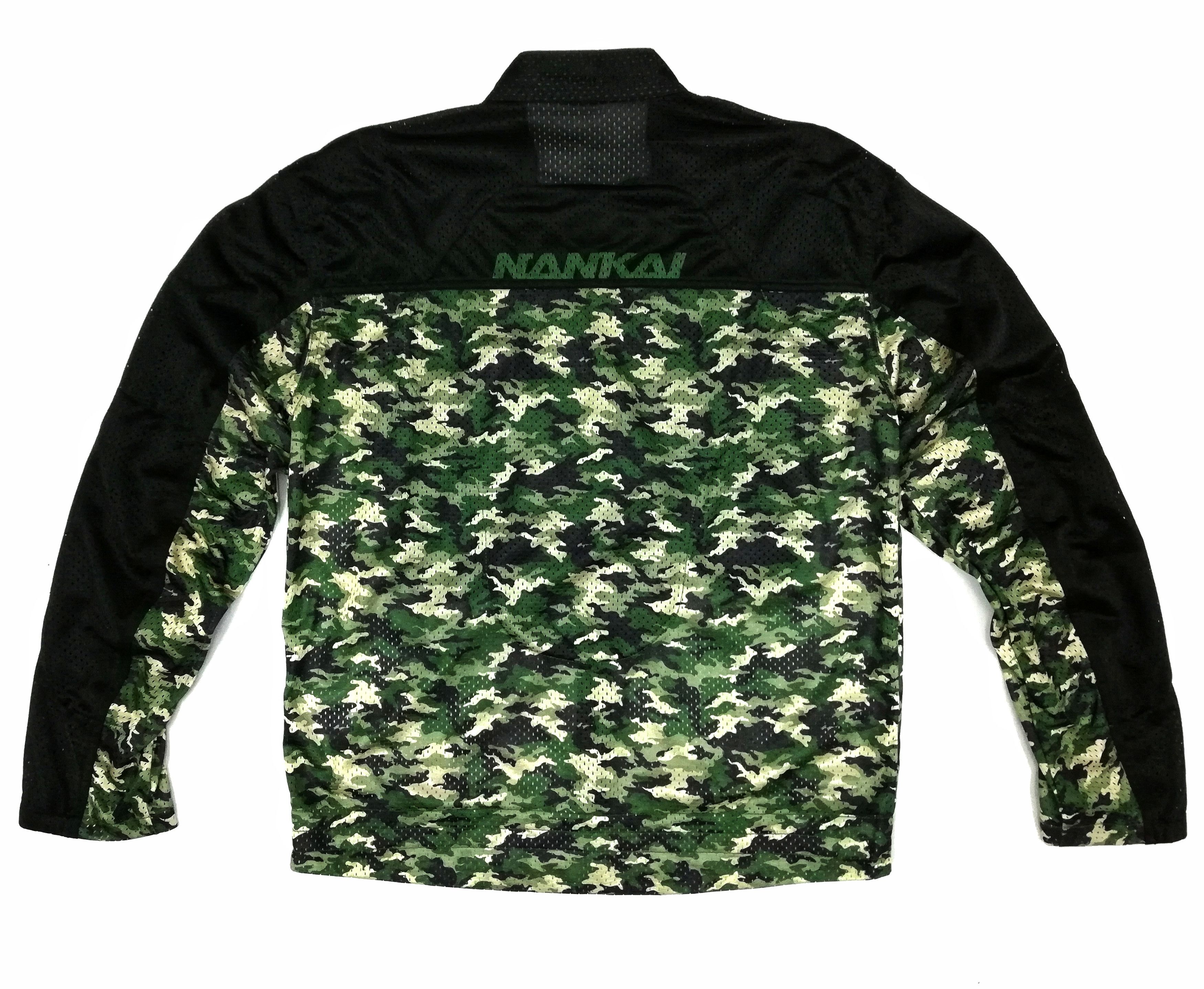 🔥Nankai Camo Flage Mesh Zipper Motorcycle Top Jacket🔥