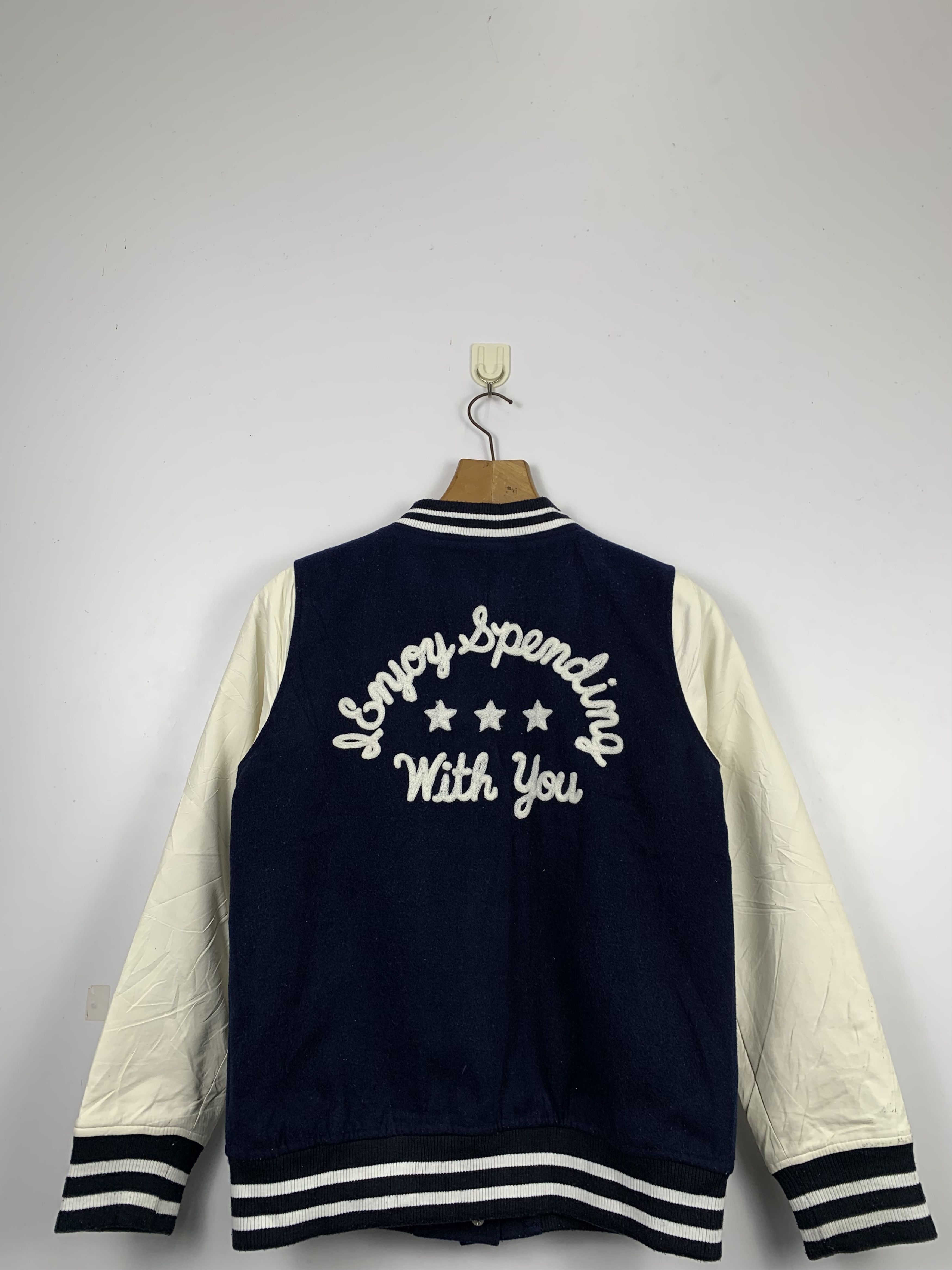 Vintage Vintage Lovetoxic Embroidery Varsity Jacket J0369 Size S / US 4 / IT 40 - 9 Thumbnail
