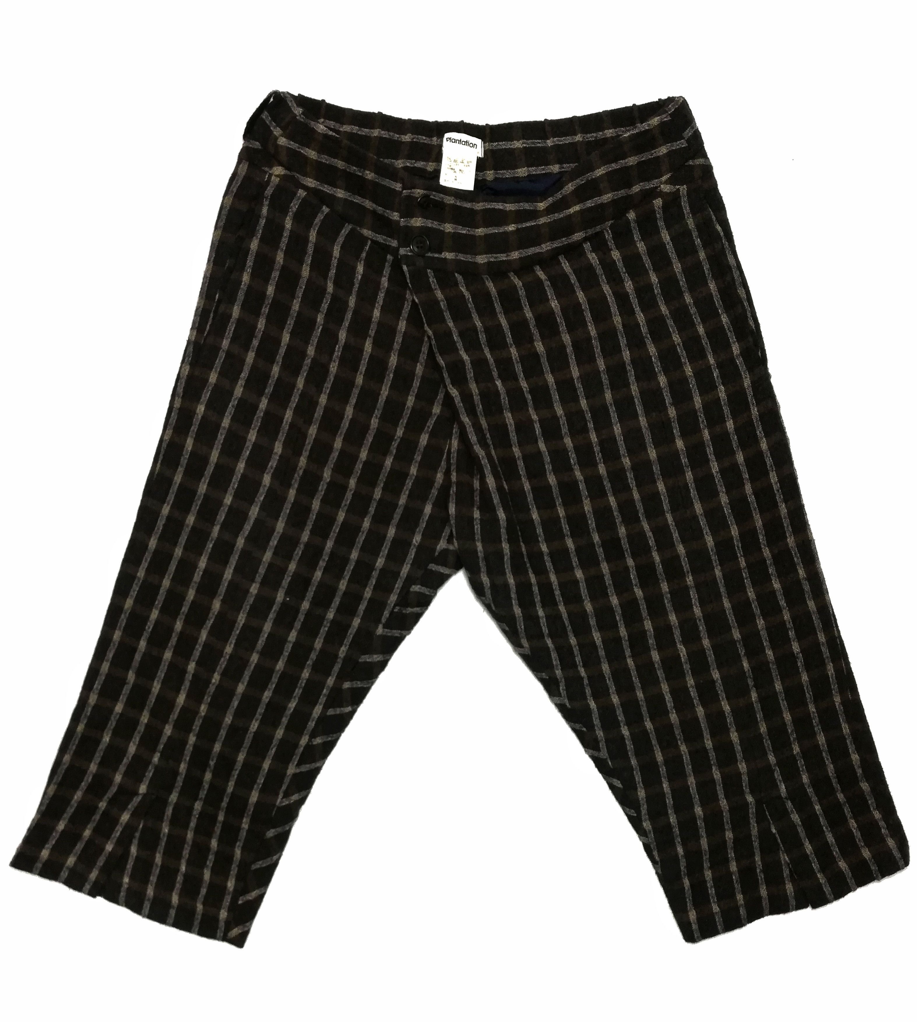 Issey Miyake × Vintage 🔥Plantation By Issey Miyake Saruel Checkered Wool Pants🔥 Size US 31 - 2 Thumbnail