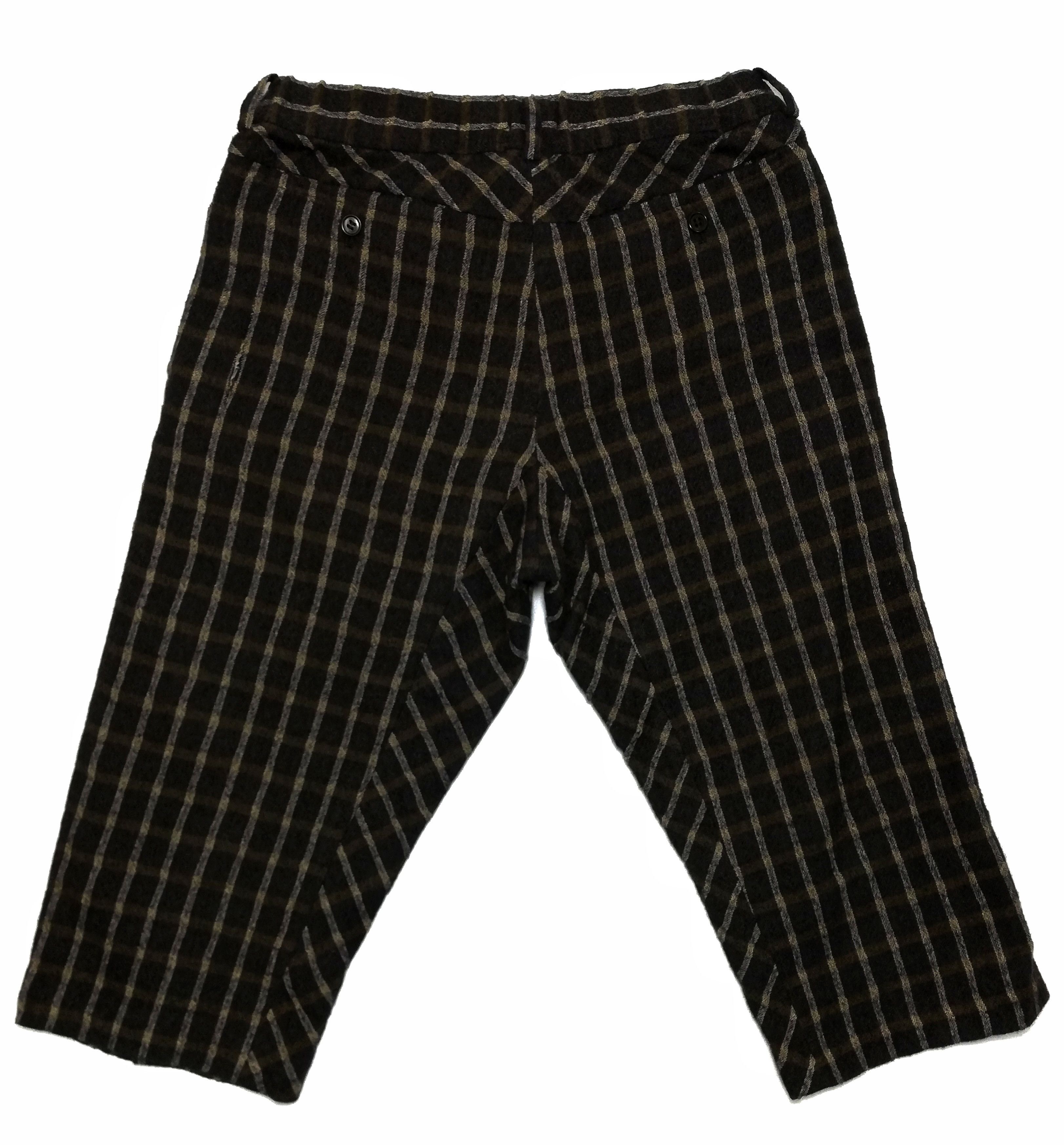 Issey Miyake × Vintage 🔥Plantation By Issey Miyake Saruel Checkered Wool Pants🔥 Size US 31 - 11 Thumbnail
