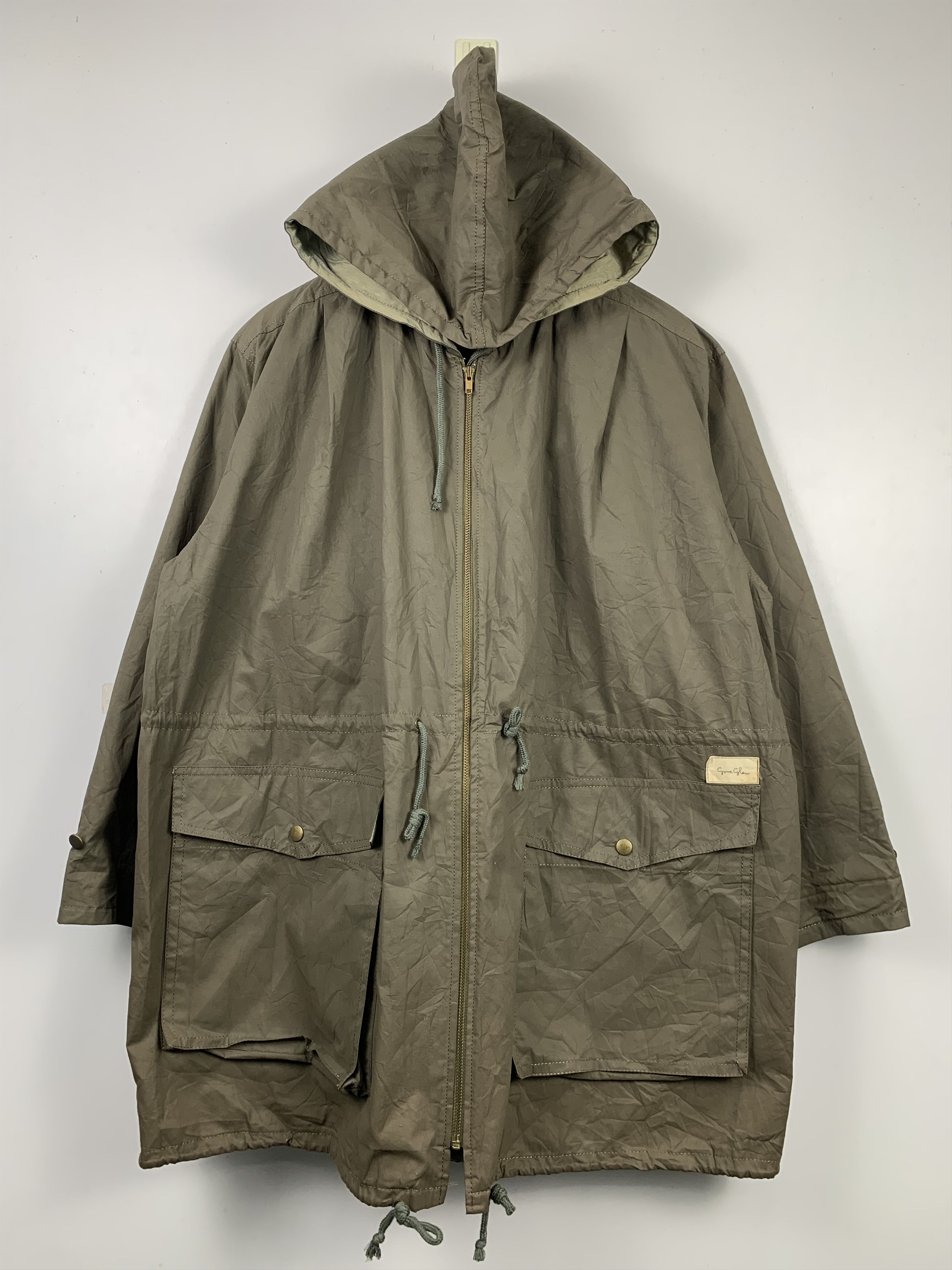 Japanese Brand × Vintage Vintage JAPANESE BRAND Hoodie Multi Pocket Parkas Jacket Size US XL / EU 56 / 4 - 1 Thumbnail