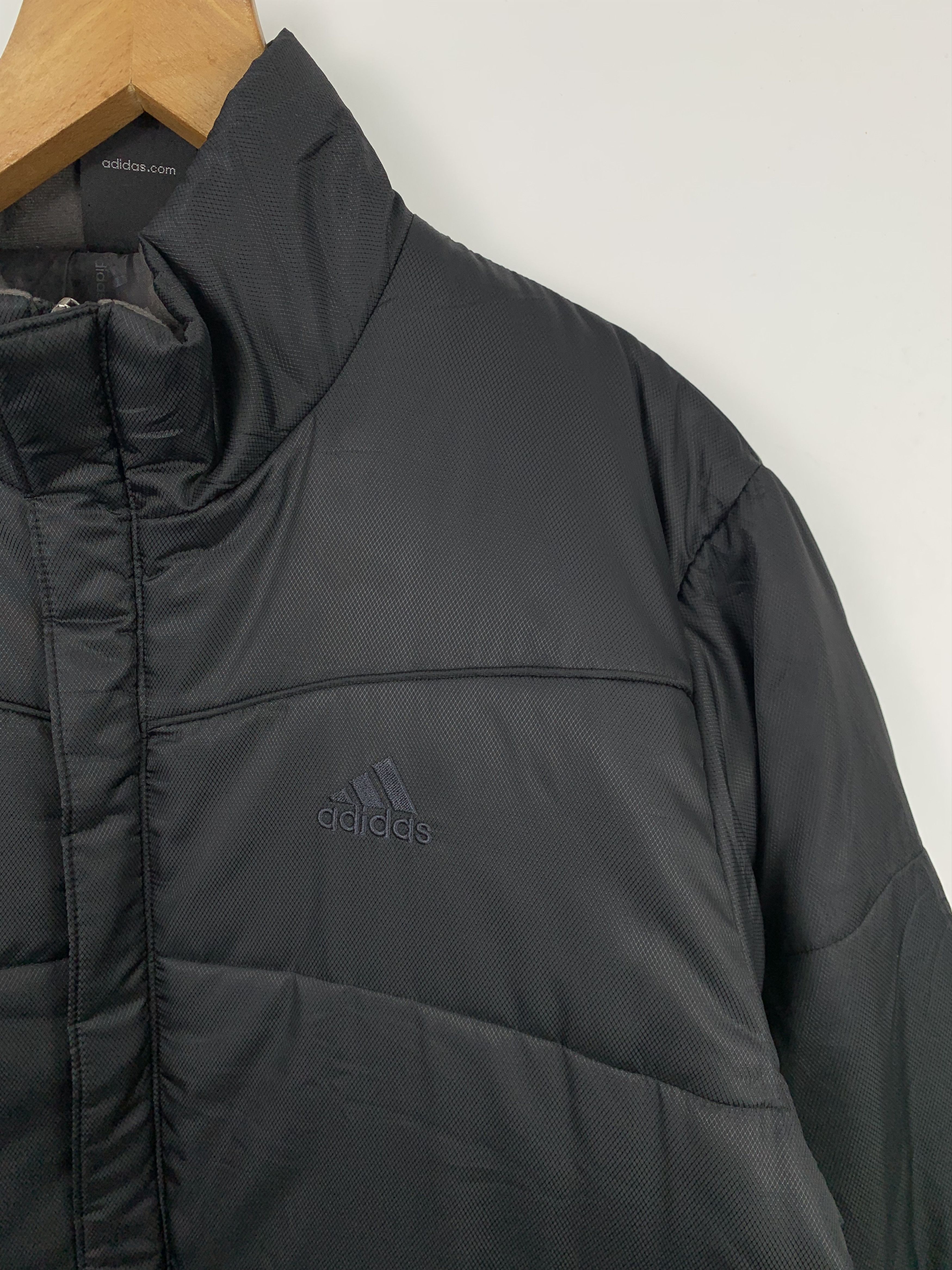 Adidas Vintage Adidas Black Puffer Jacket J0378 Size US M / EU 48-50 / 2 - 4 Thumbnail
