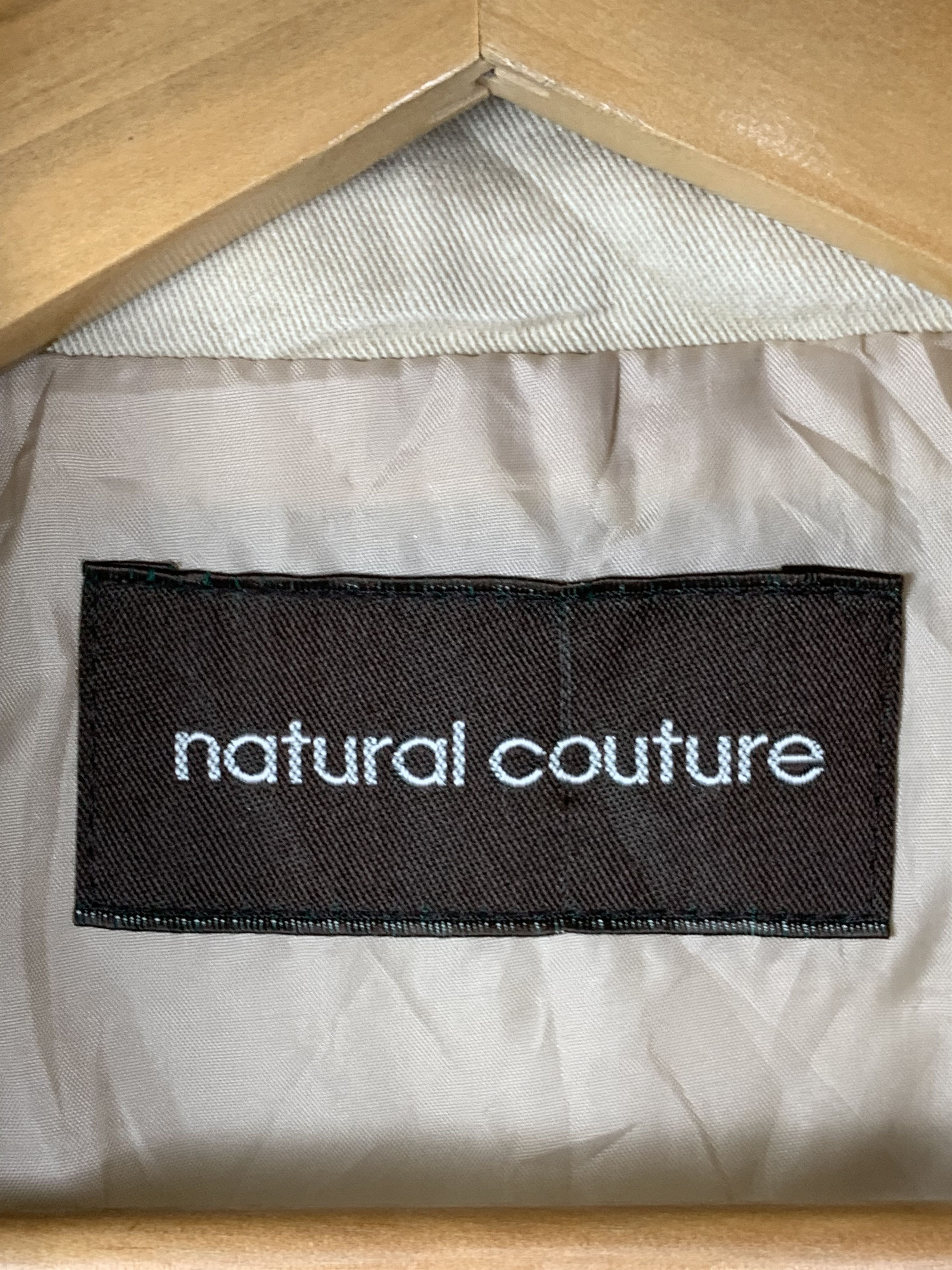 Japanese Brand Vintage NATURAL COUTURE Hoodie Parkas Jacket J0467 Size US S / EU 44-46 / 1 - 9 Thumbnail