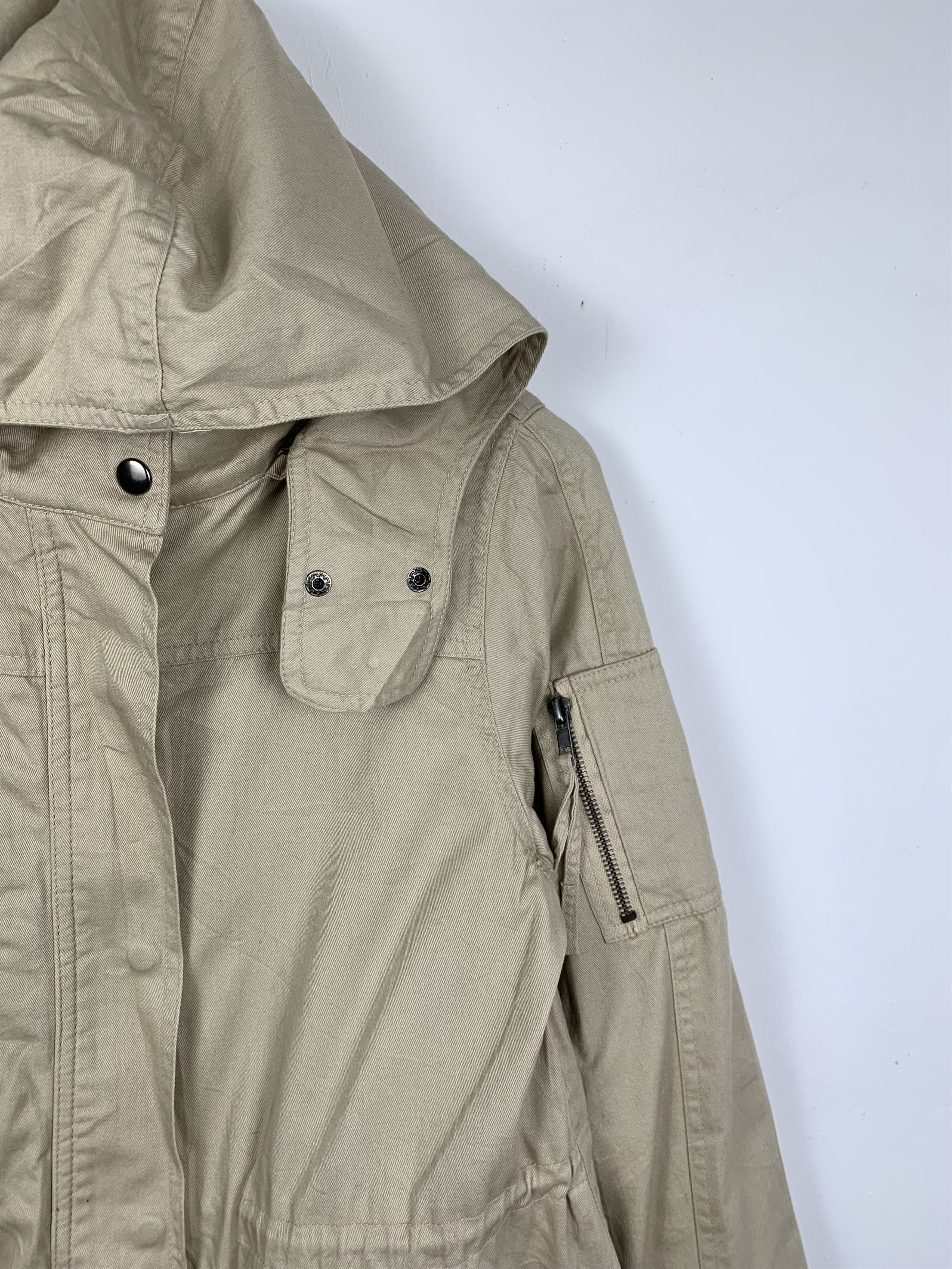 Japanese Brand Vintage NATURAL COUTURE Hoodie Parkas Jacket J0467 Size US S / EU 44-46 / 1 - 4 Thumbnail