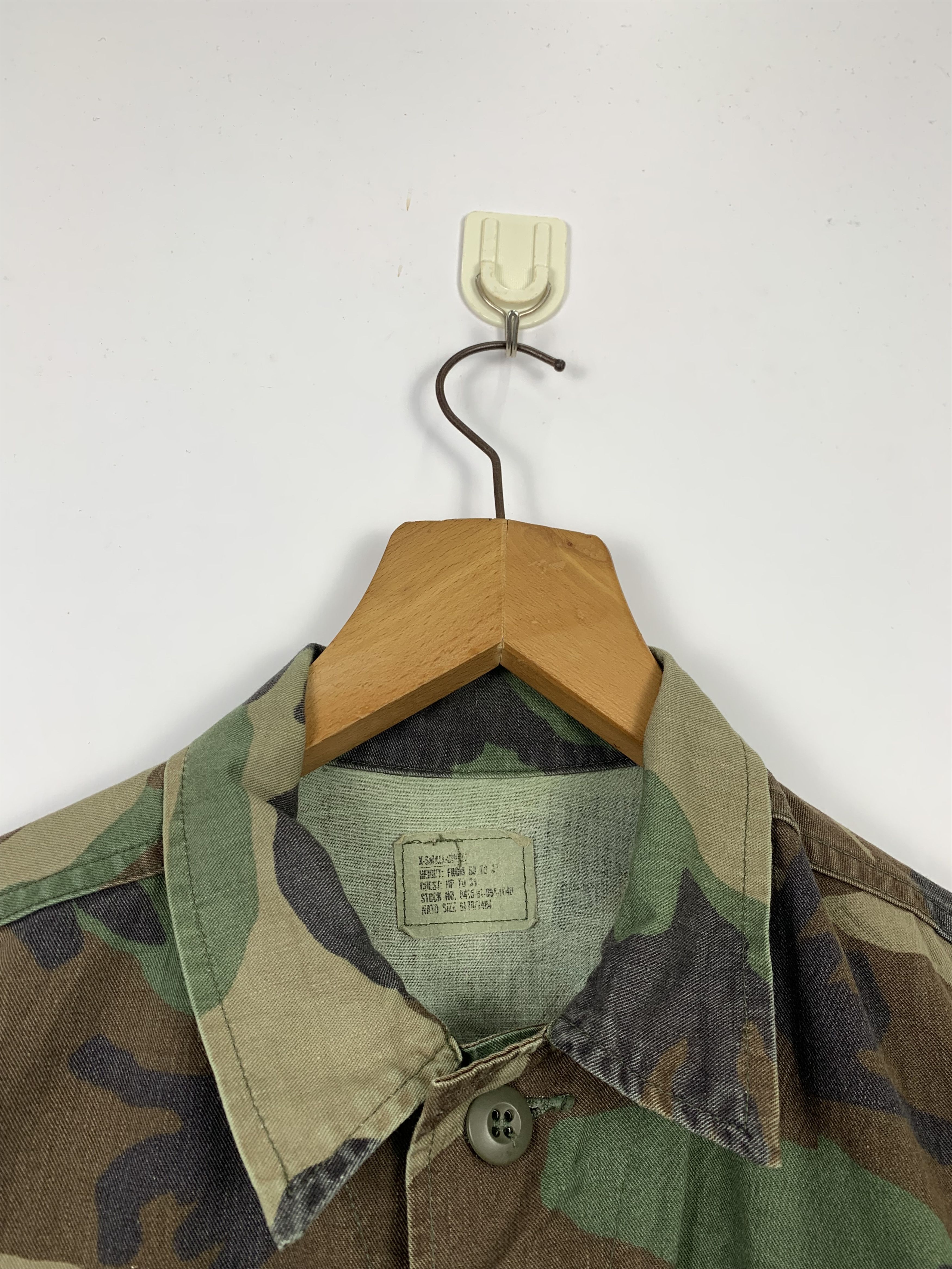 Vintage Vintage US ARMY Camouflage 3D Pocket Jacket J0523 Size US S / EU 44-46 / 1 - 7 Thumbnail