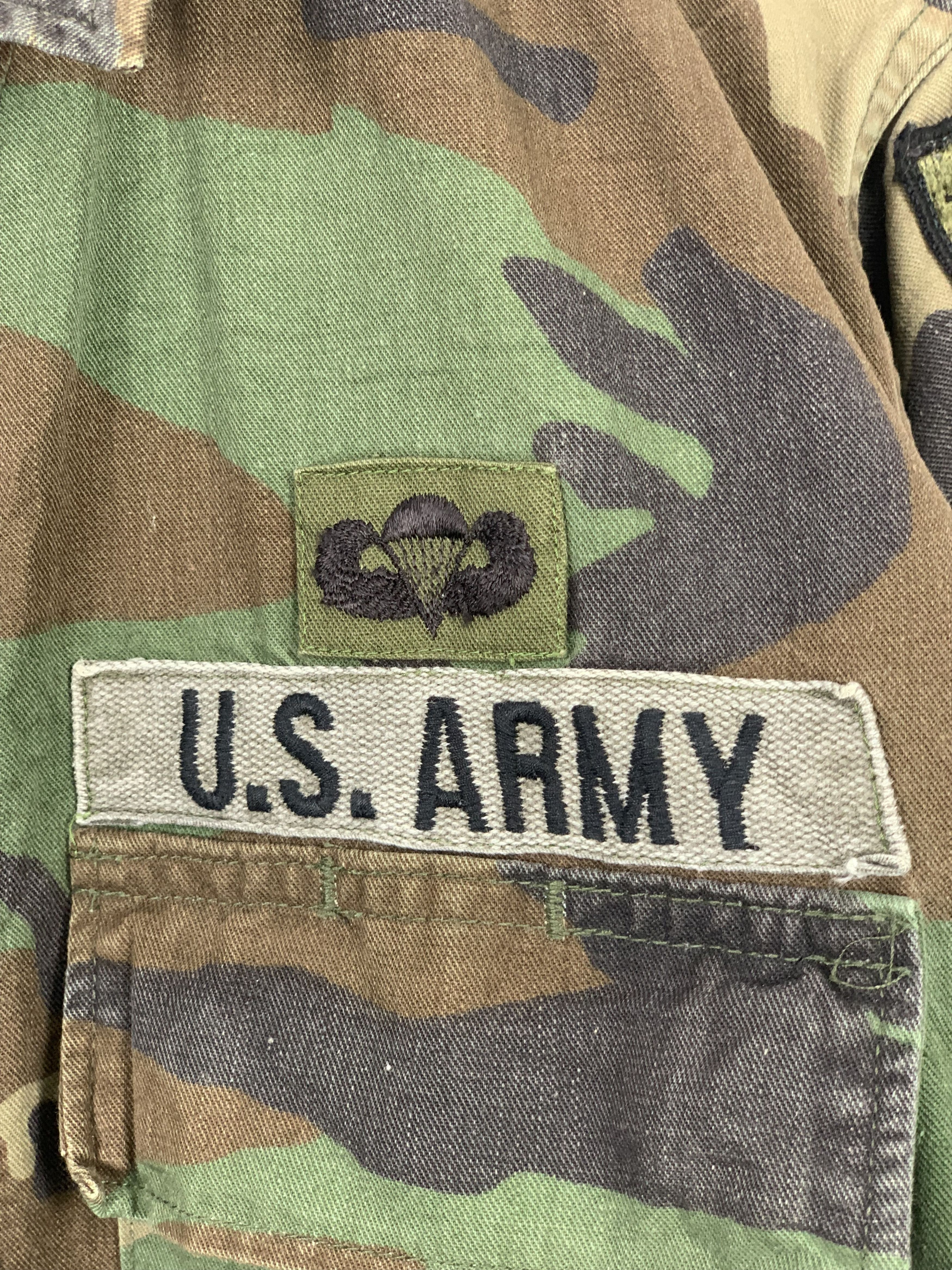 Vintage Vintage US ARMY Camouflage 3D Pocket Jacket J0523 Size US S / EU 44-46 / 1 - 5 Thumbnail
