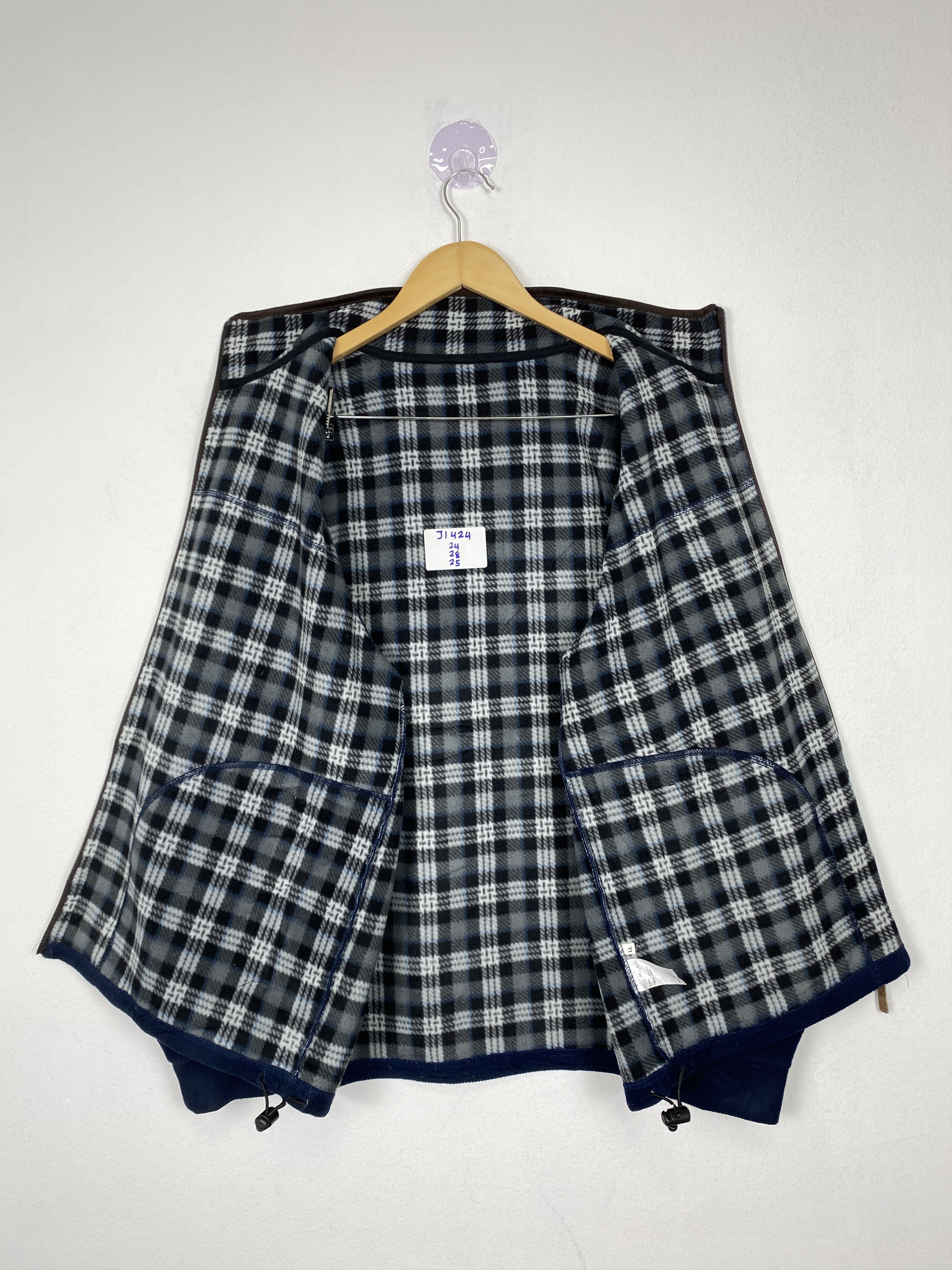 Japanese Brand Vintage Japanese Brand Checkered Lining Jacket J1424 Size US M / EU 48-50 / 2 - 8 Thumbnail