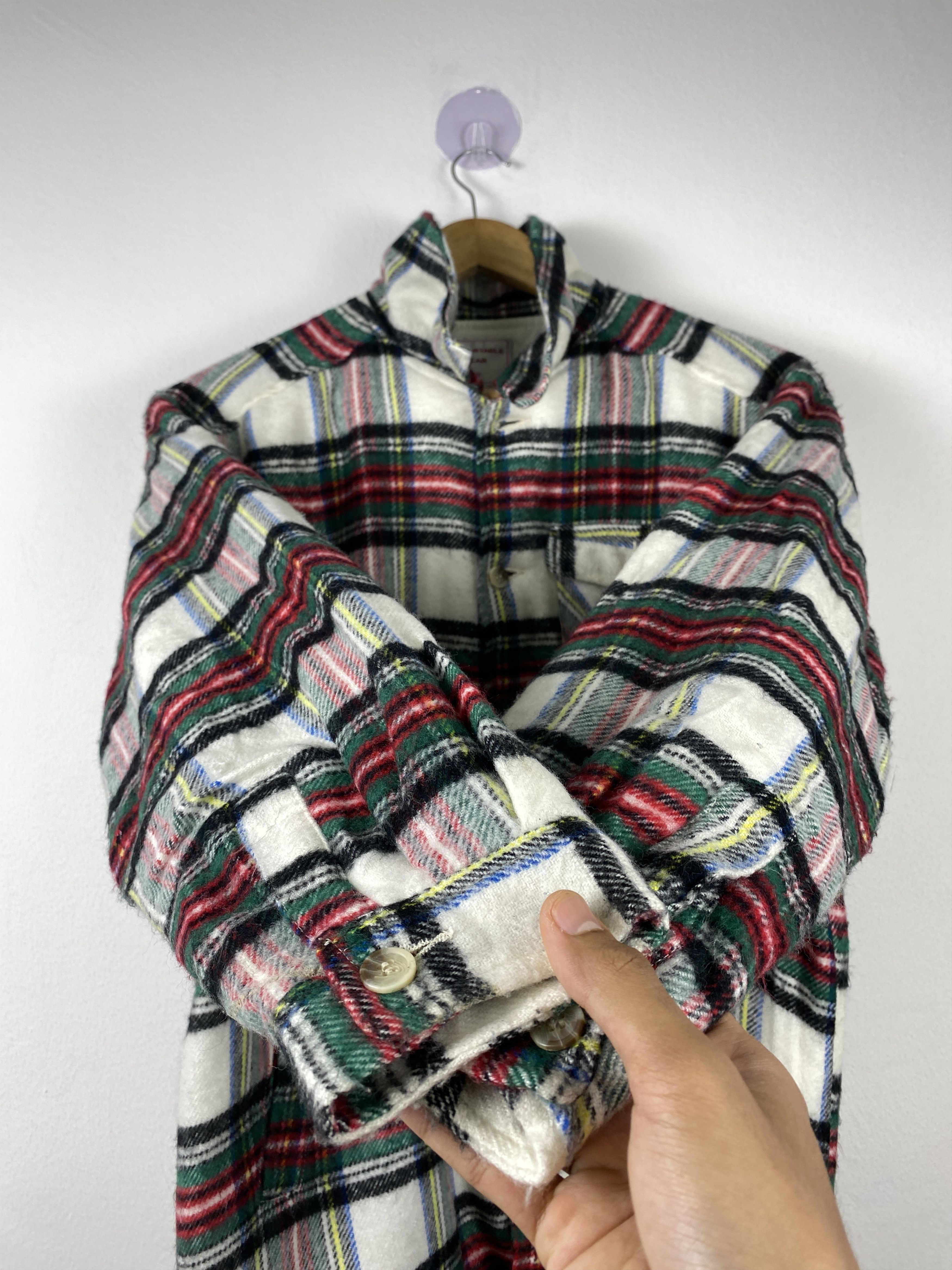 Japanese Brand Vintage Comfortable Wear Quilted Lining Flannel Jacket J1240 Size US S / EU 44-46 / 1 - 7 Thumbnail